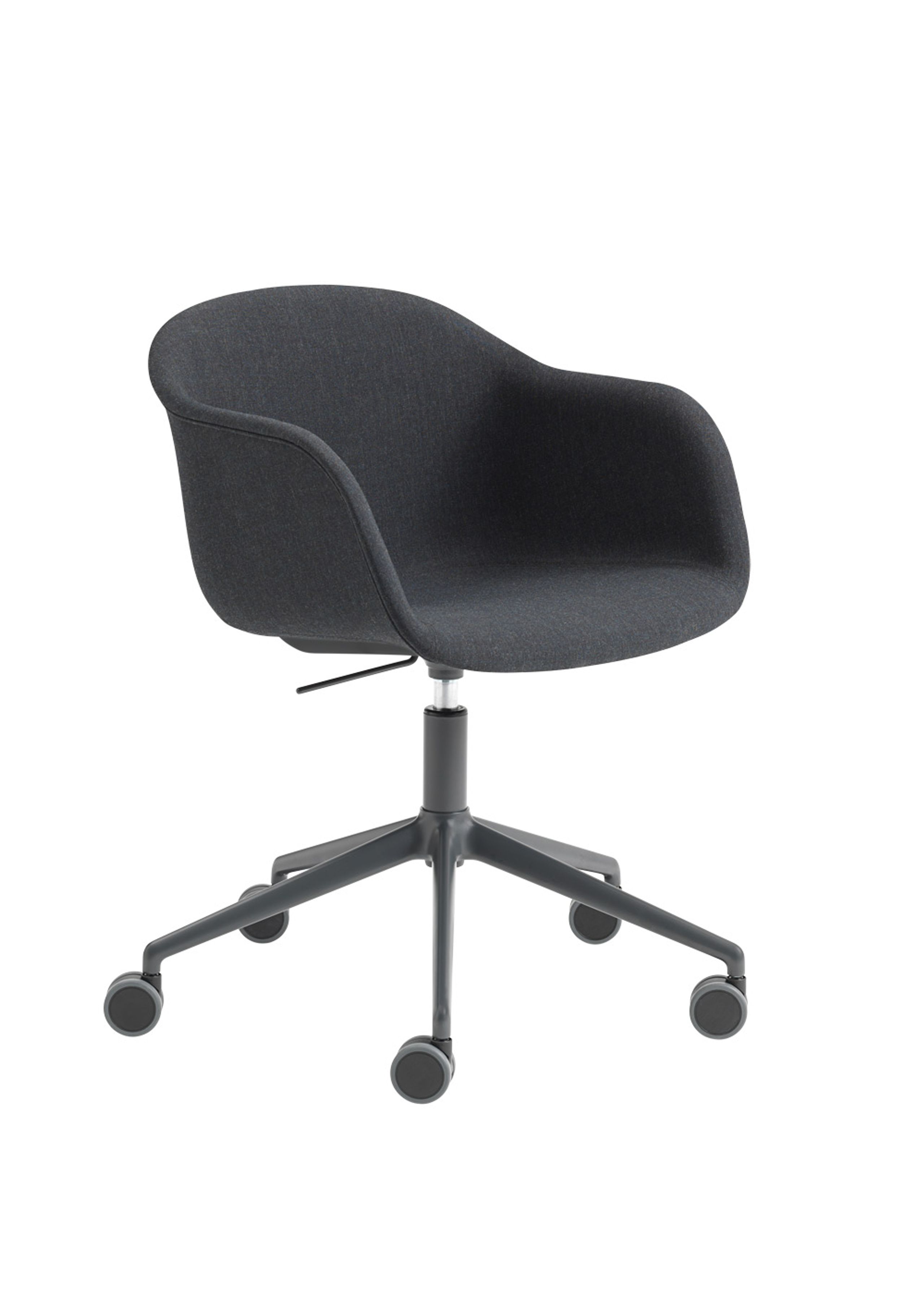 Muuto - Stol - Fiber Chair - Swivel Base - Remix 183/Black