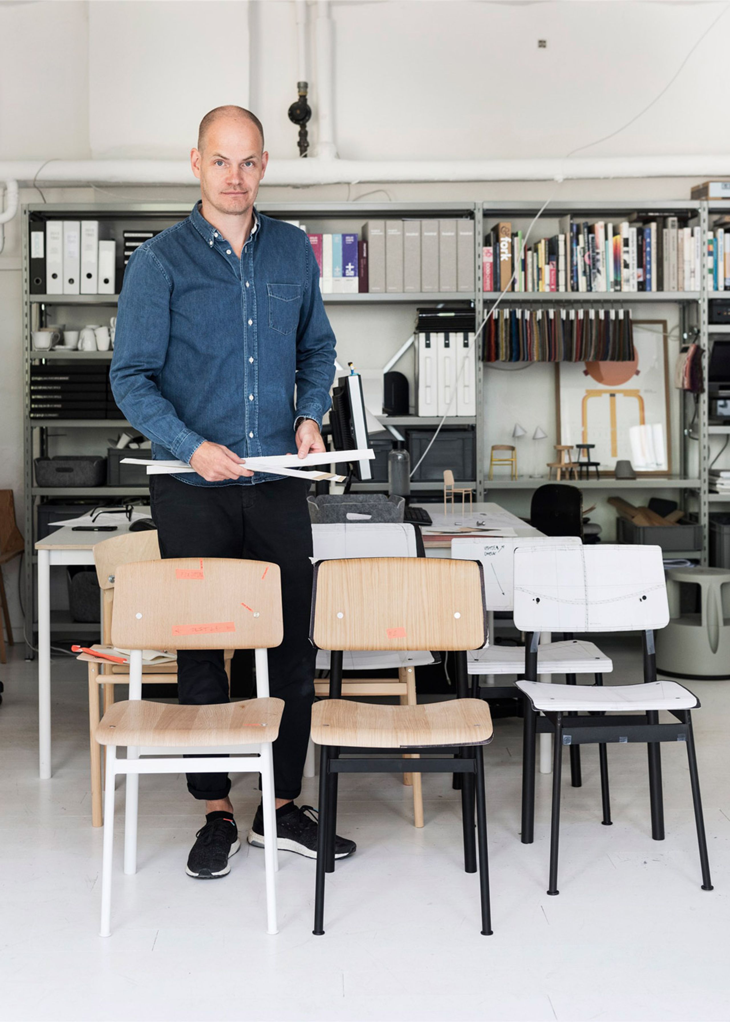 Muuto - Stol - Loft Stolen - Sort