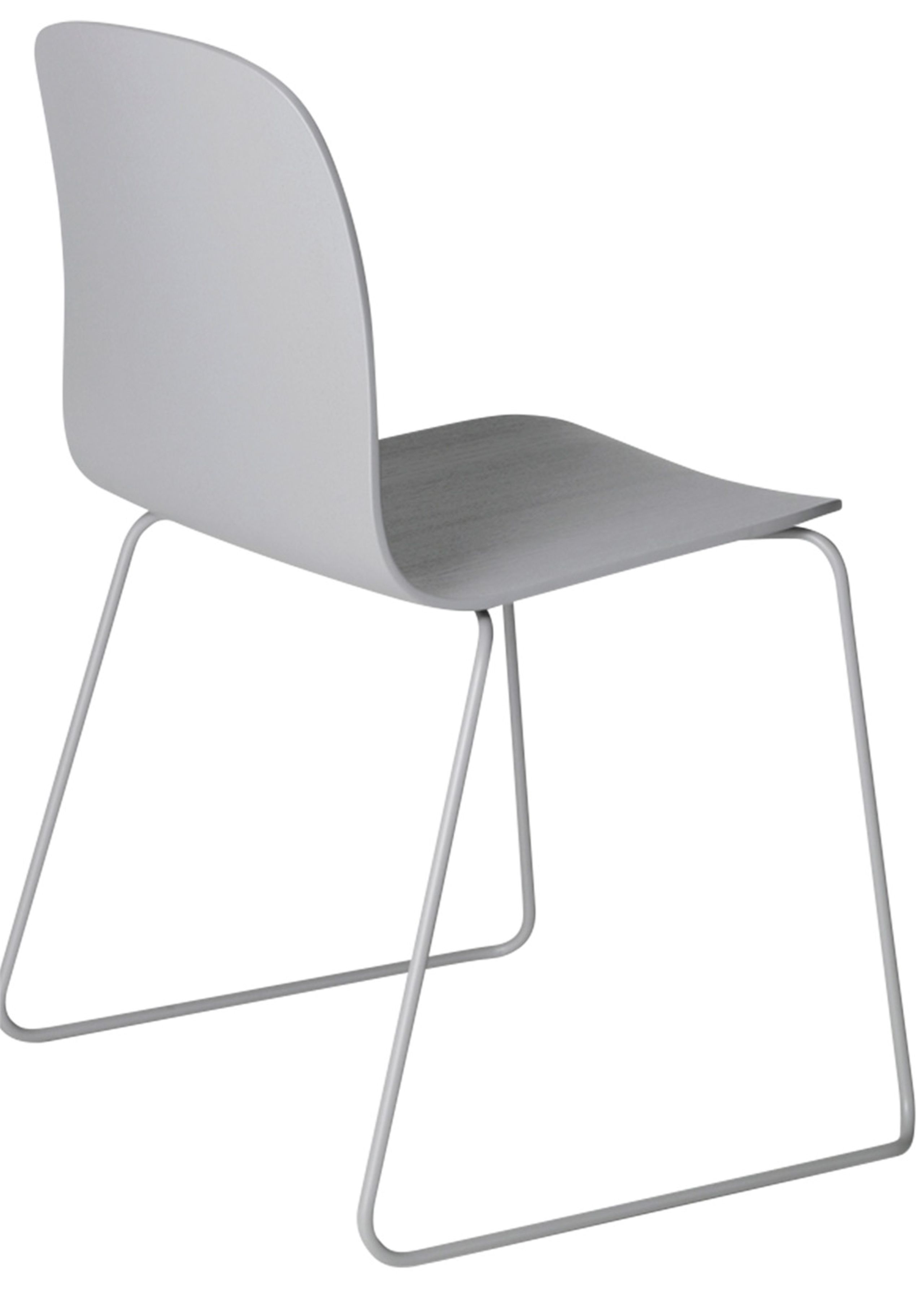 Muuto - Stuhl - Vist Chair / Sled Base - Grey