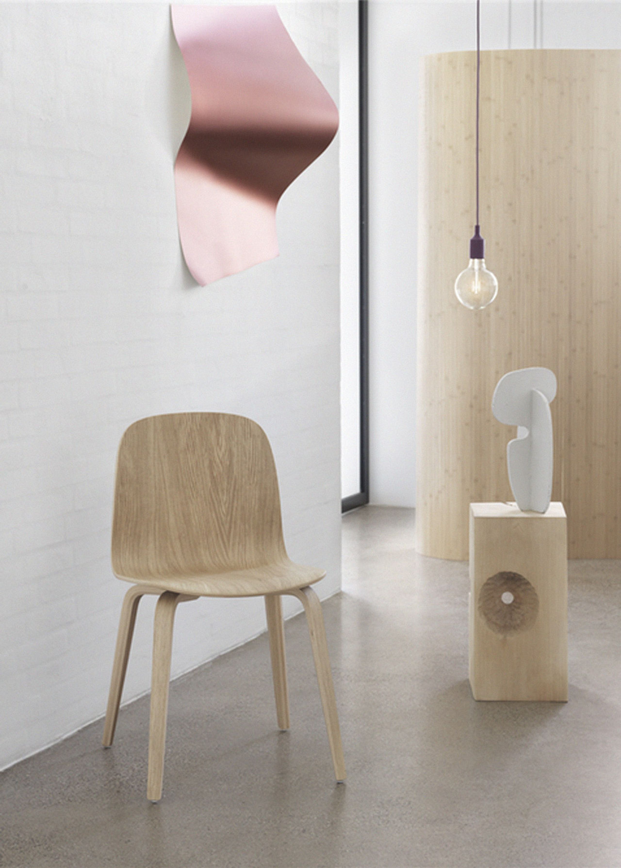 Muuto - Stuhl - Visu Chair - Wood Base - Sand