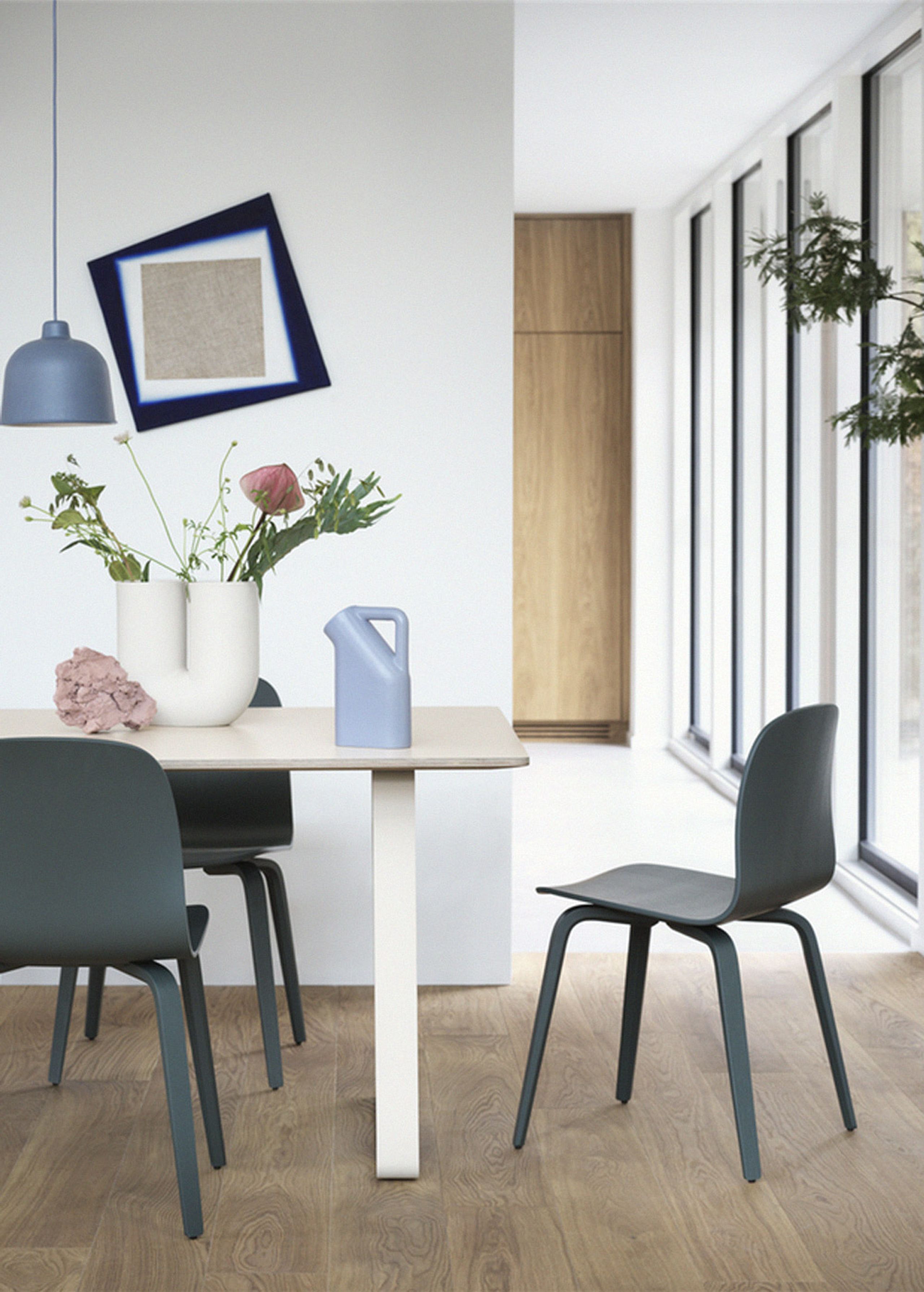 Muuto - Stuhl - Visu Chair - Wood Base - Sand