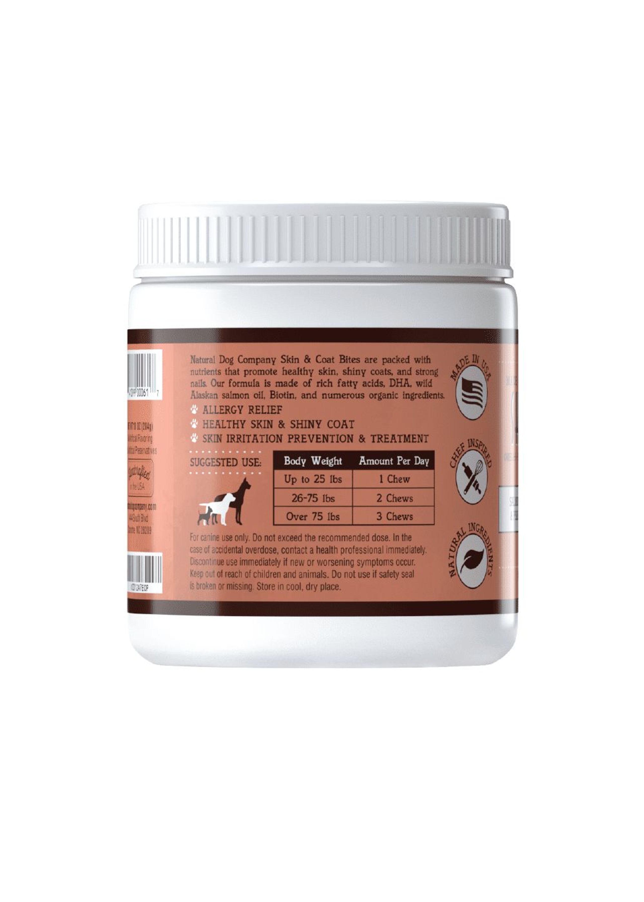 Natural Dog Company - Dog - Skin & Coat Supplement - Skin & Coat Supplement