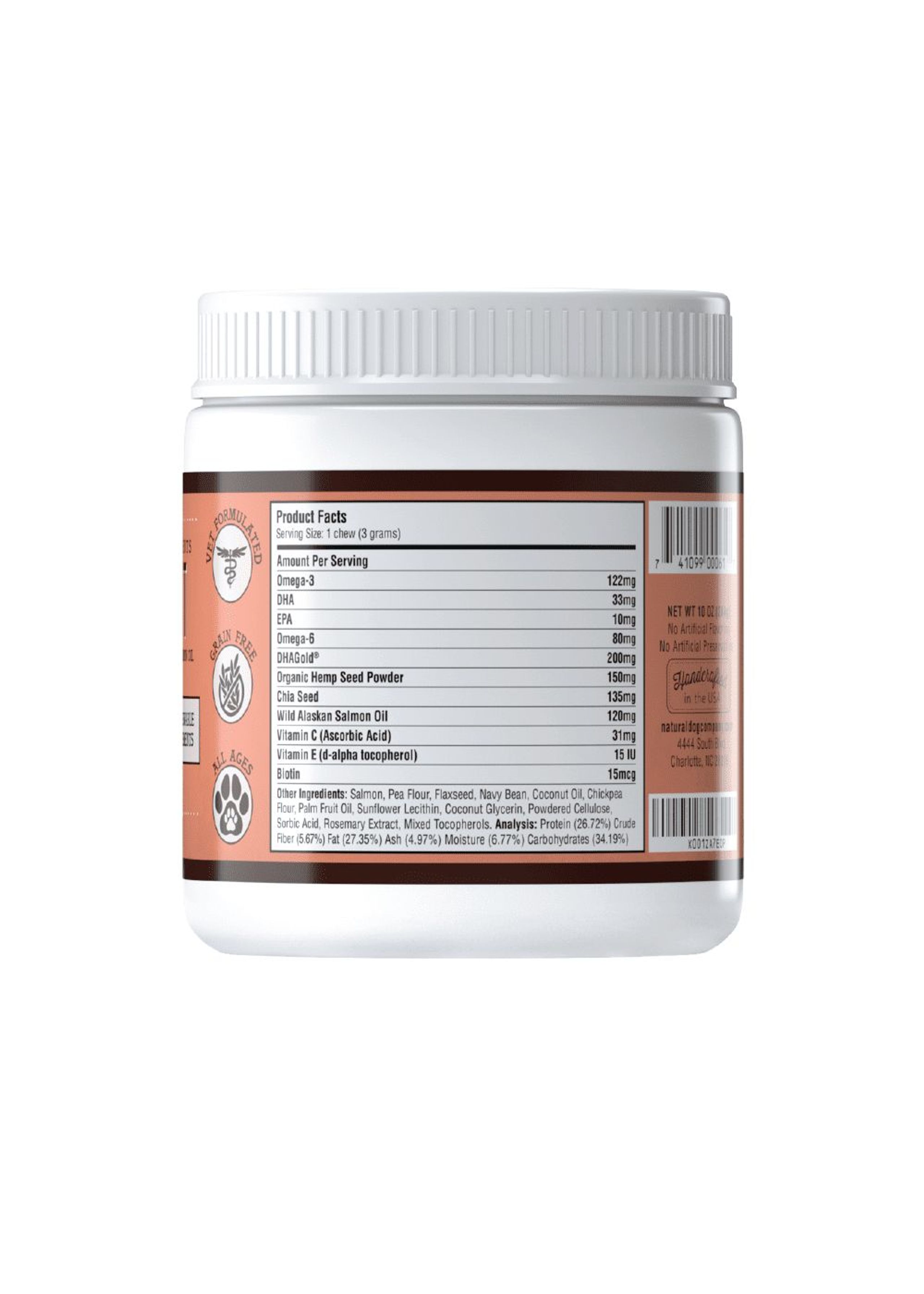 Natural Dog Company - Dog - Skin & Coat Supplement - Skin & Coat Supplement