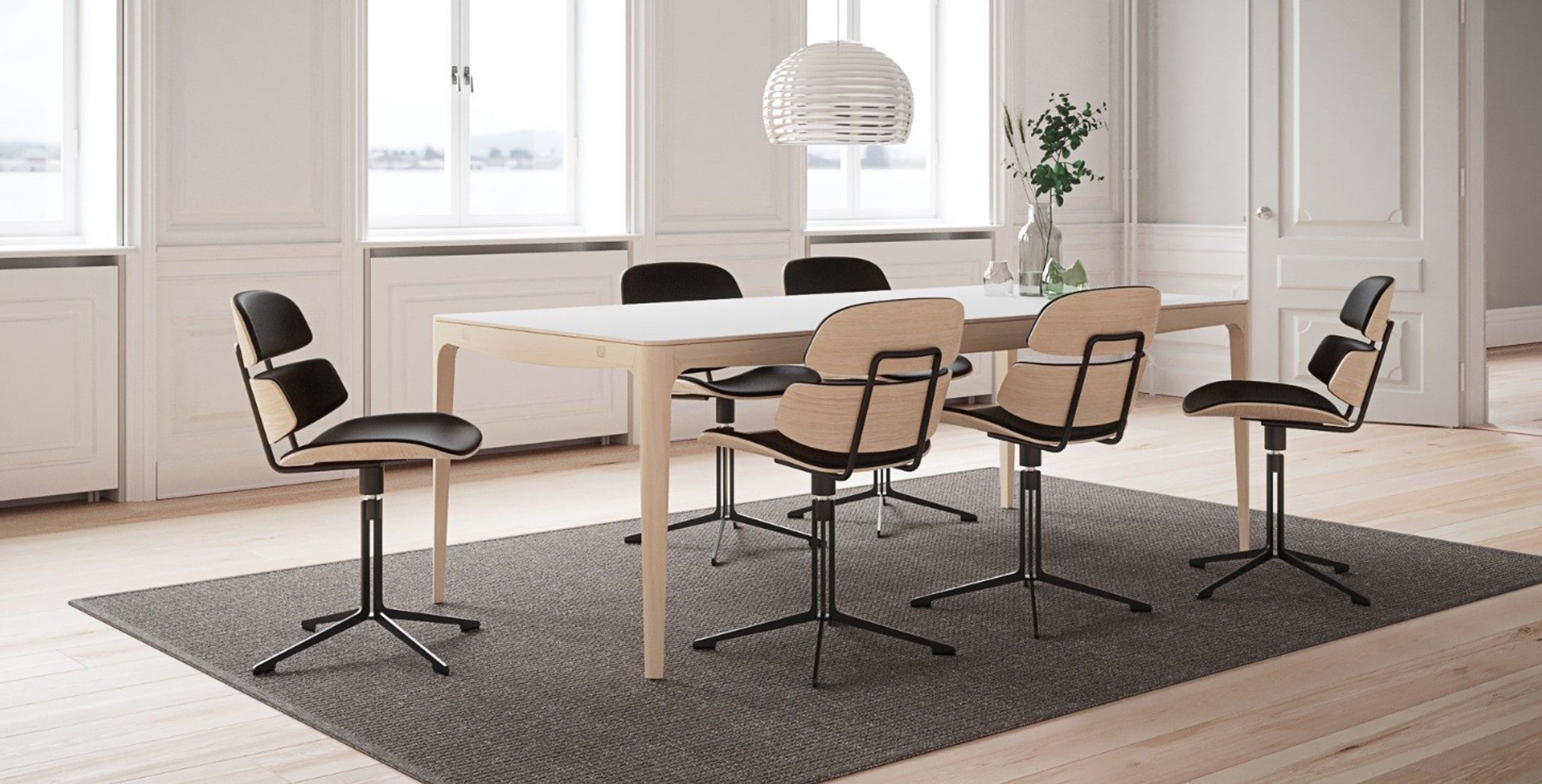 Naver Collection - Jedálenská stolička - Athene Swivel Chair / GM 585 by Susanne Grønlund - Oiled Oak