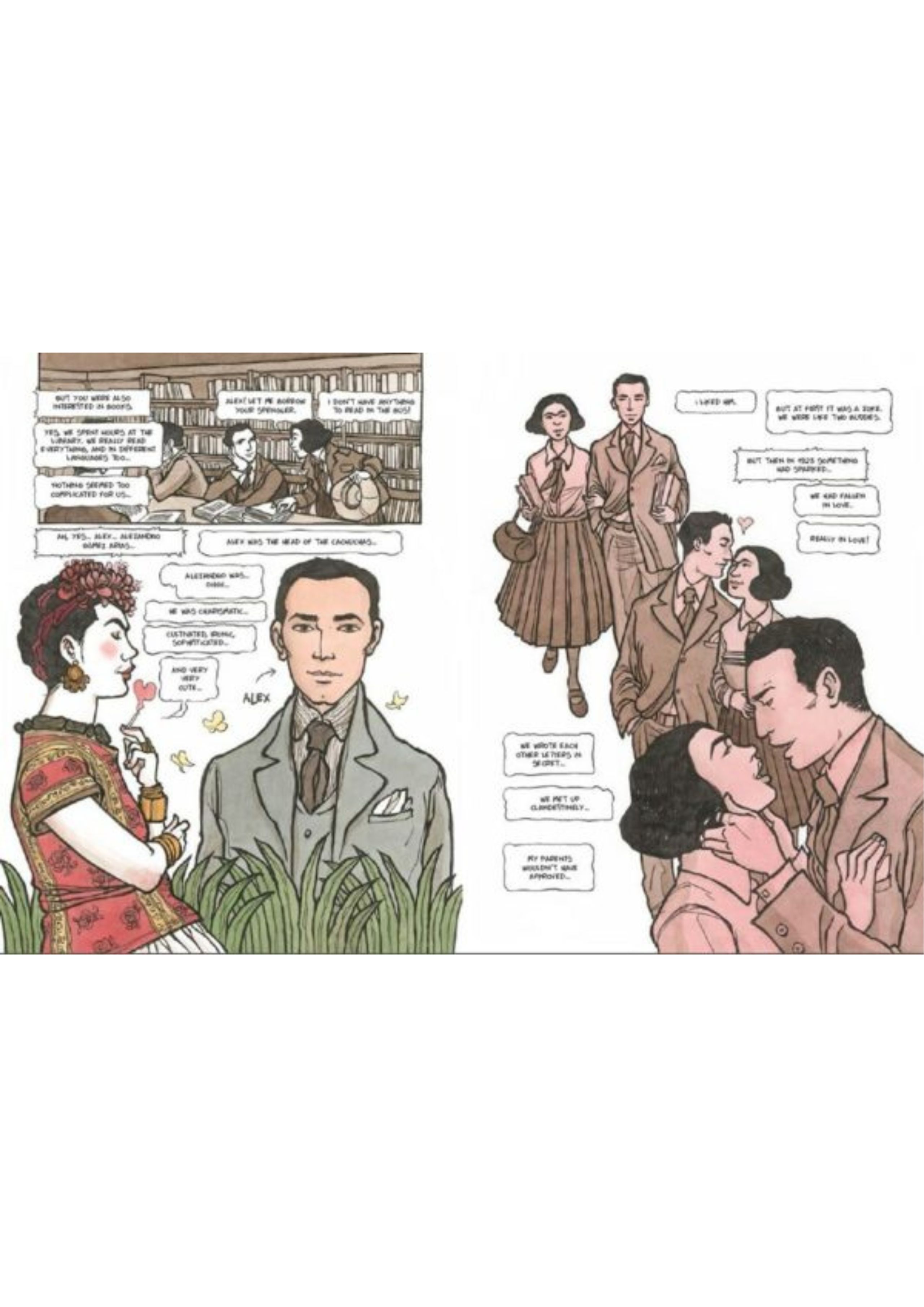 New Mags - Kirja - Story of Her Life – Frida Kahlo - Green