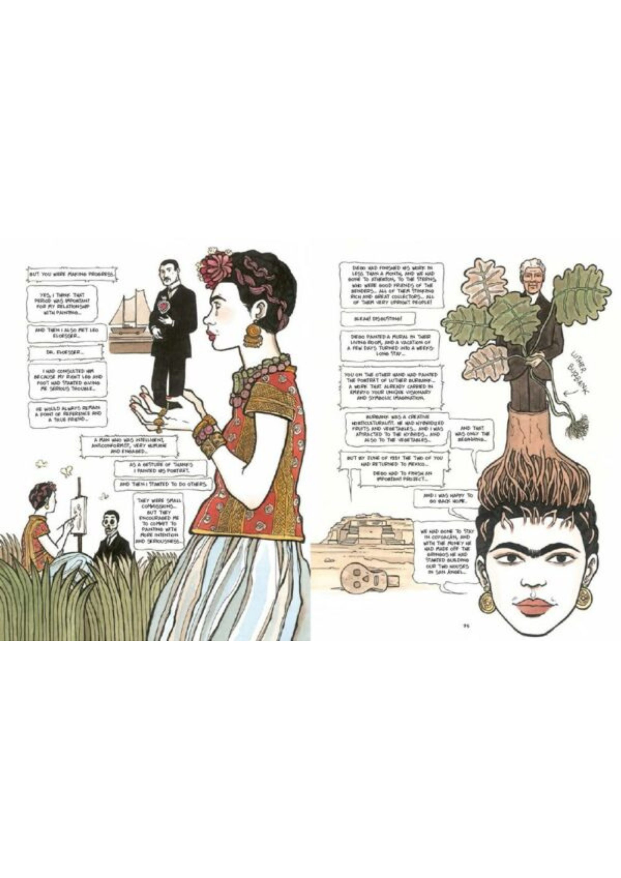 New Mags - Kirja - Story of Her Life – Frida Kahlo - Green