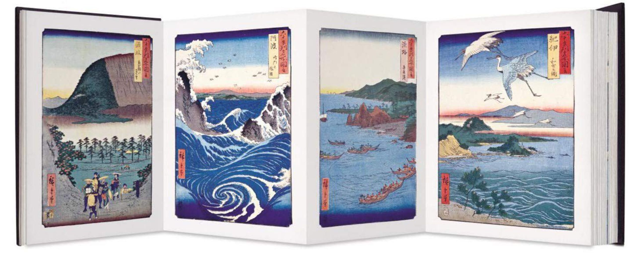 New Mags - Poster - Hiroshige – Famous Places - Multicolor