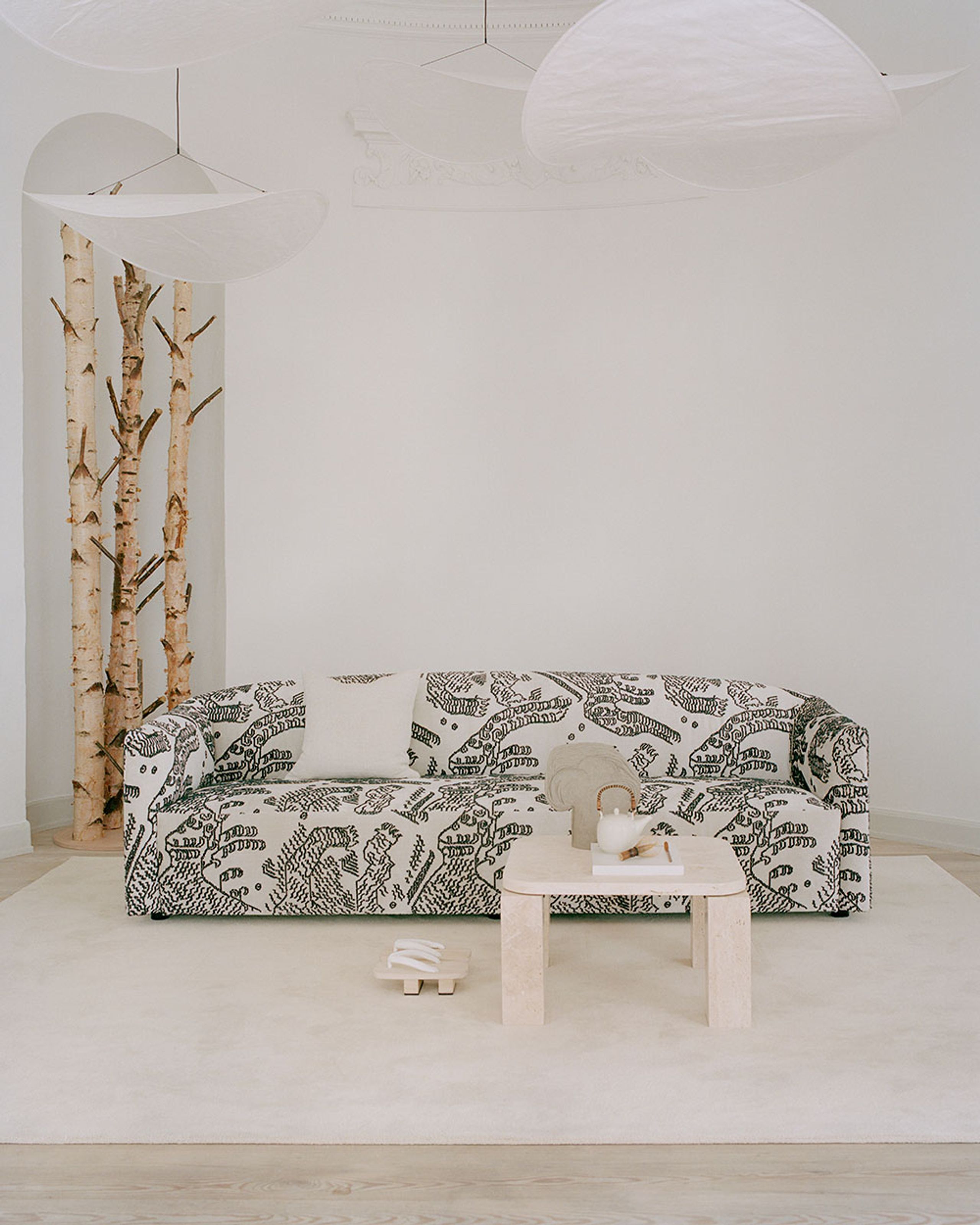 New Works - 3 persoonsbank - Shore Sofa 3 Seater Extended Base - Marlon Taupe