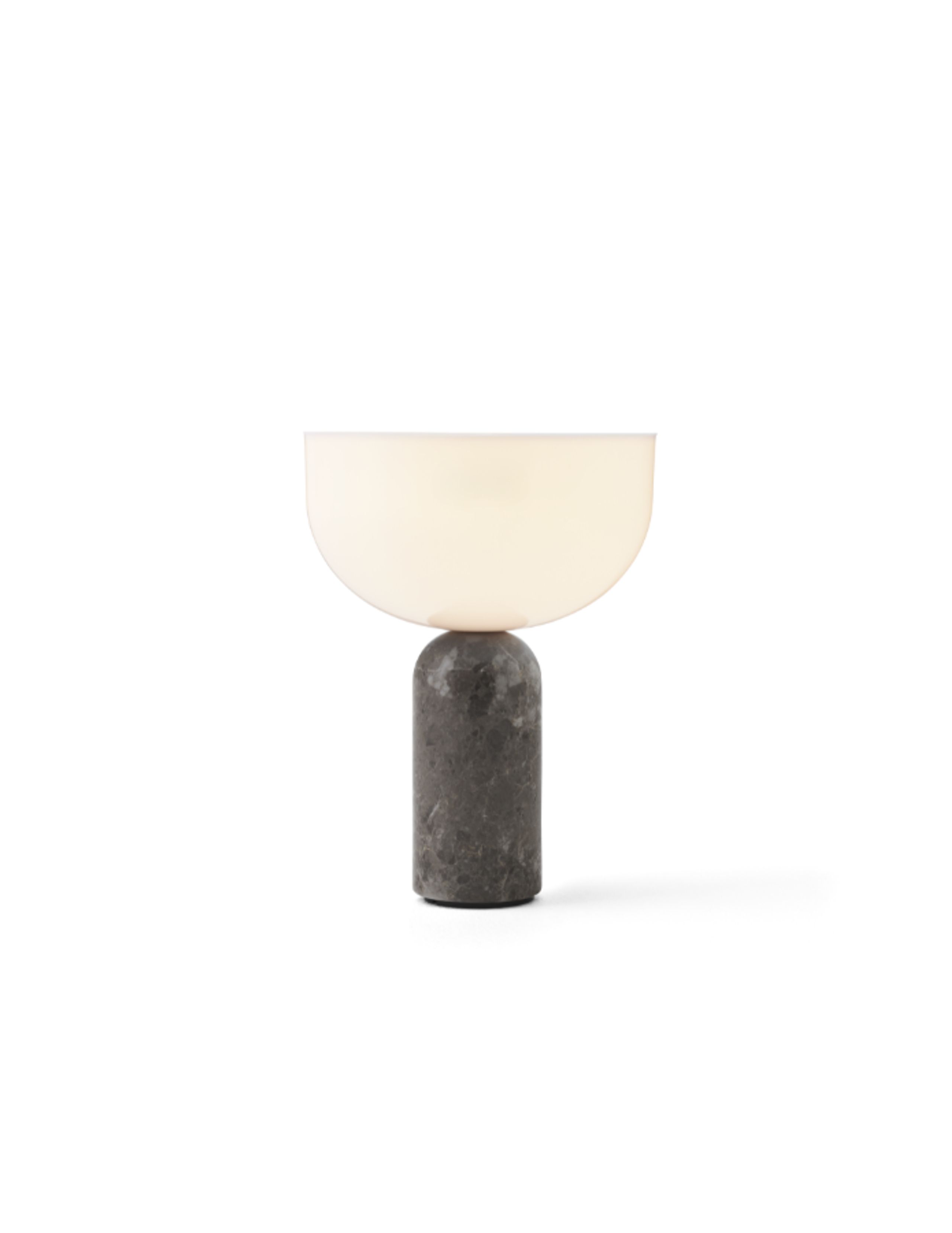 New Works - Lampe de table - Kizu Portable Lamp - Gris du Marais Marble