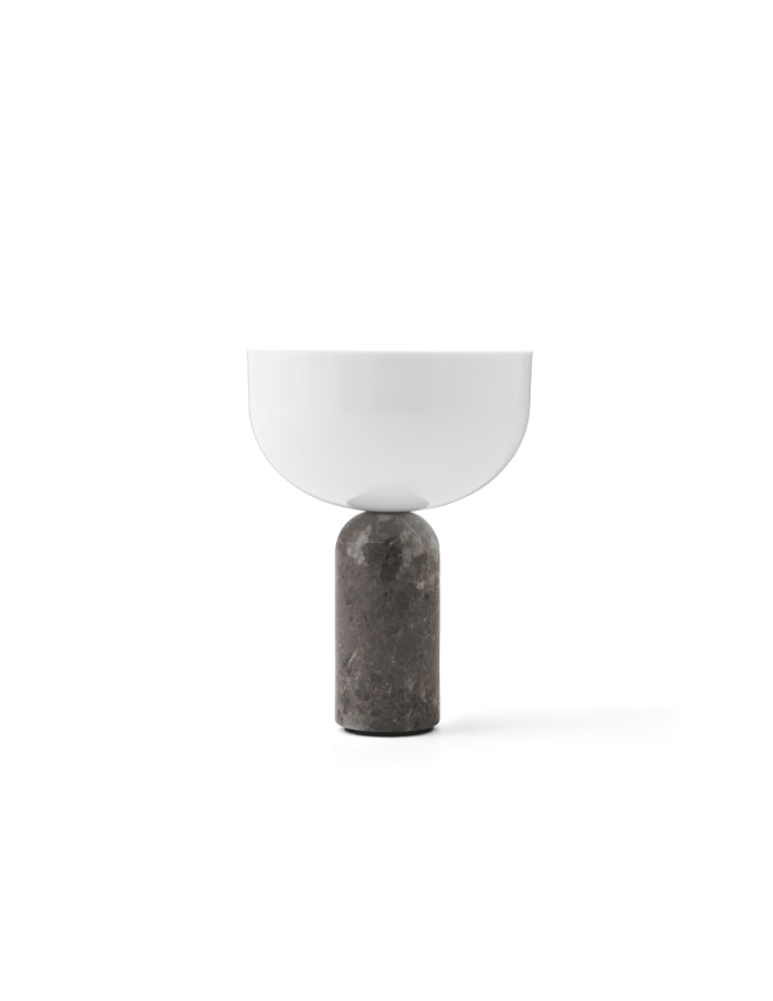 New Works - Lampe de table - Kizu Portable Lamp - Gris du Marais Marble