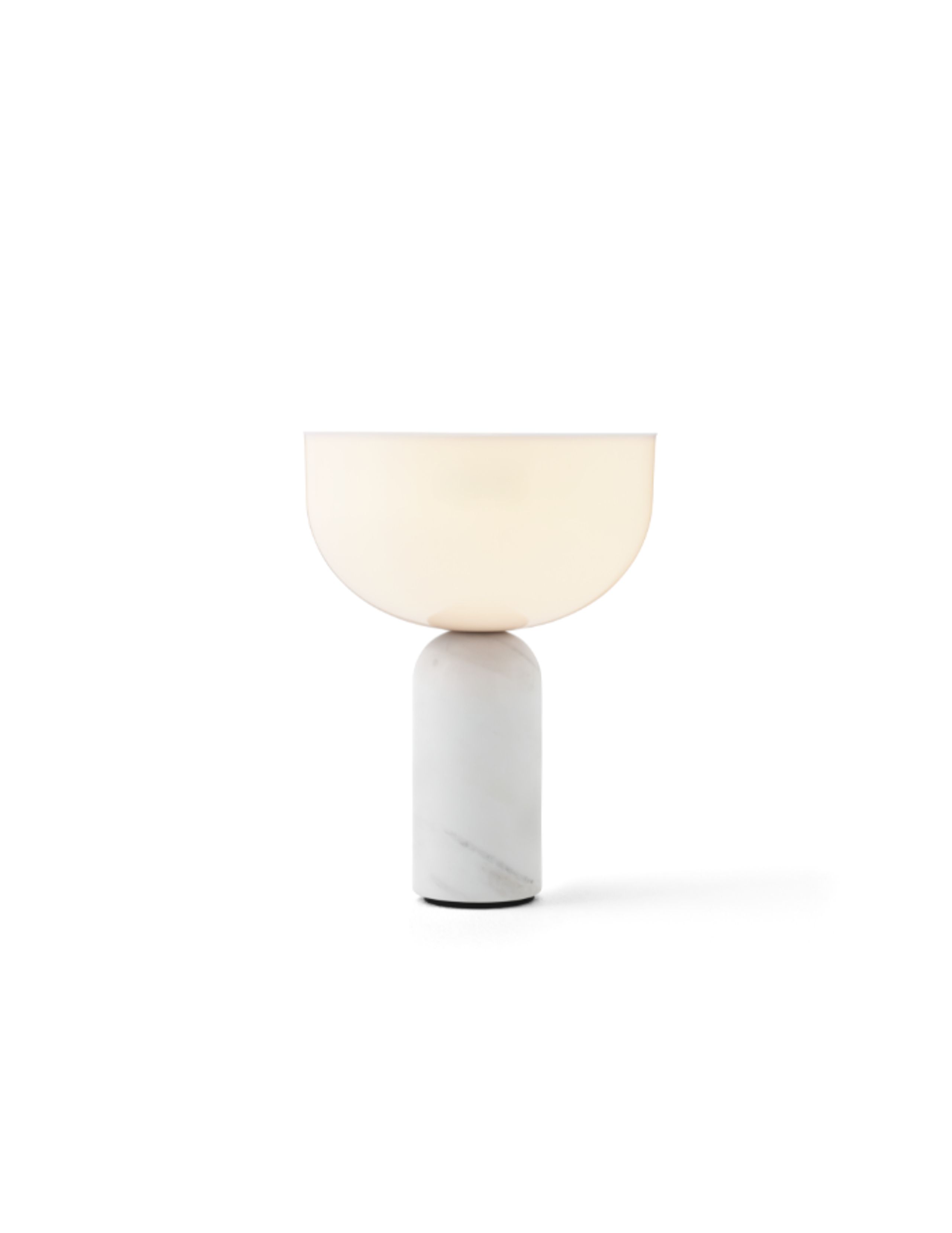 New Works - Table Lamp - Kizu Portable Lamp - White Marble