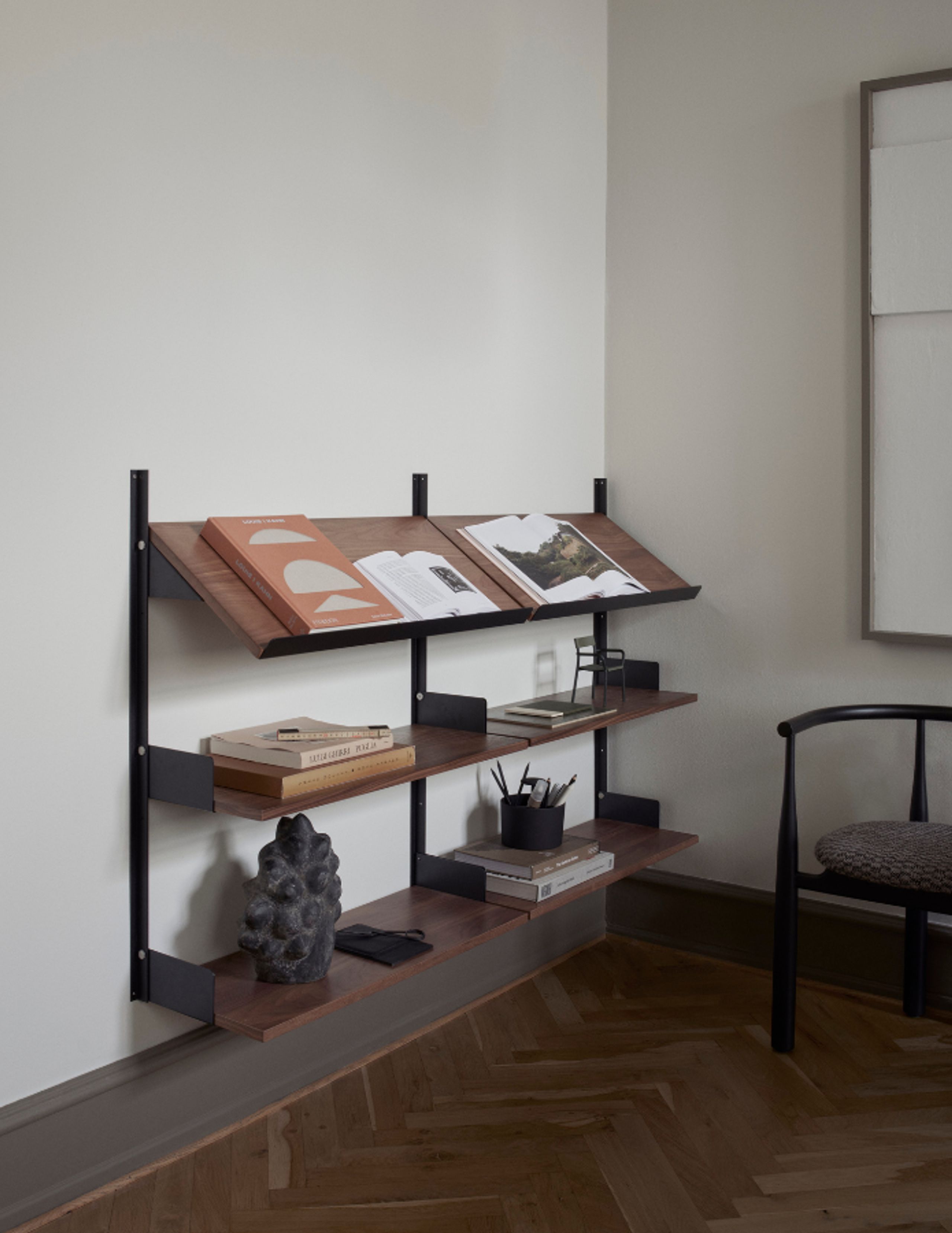 New Works - Shelf - NEW WORKS OFFICE SHELF - Oak / Black