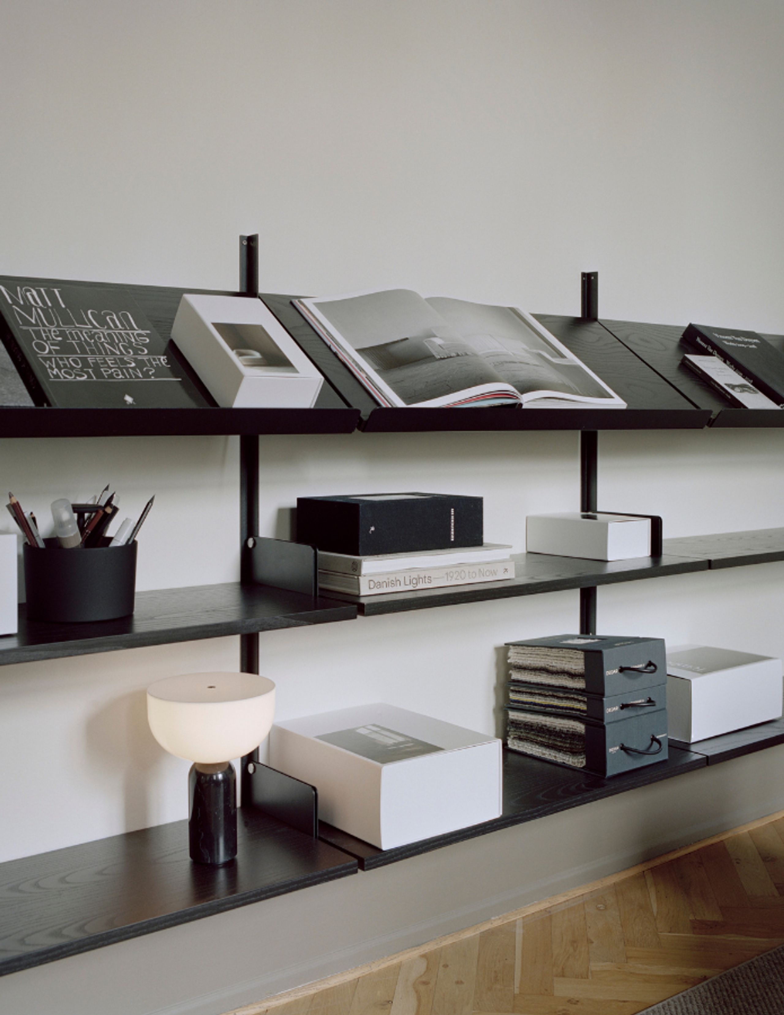 New Works - Shelf - NEW WORKS OFFICE SHELF - Oak / Black