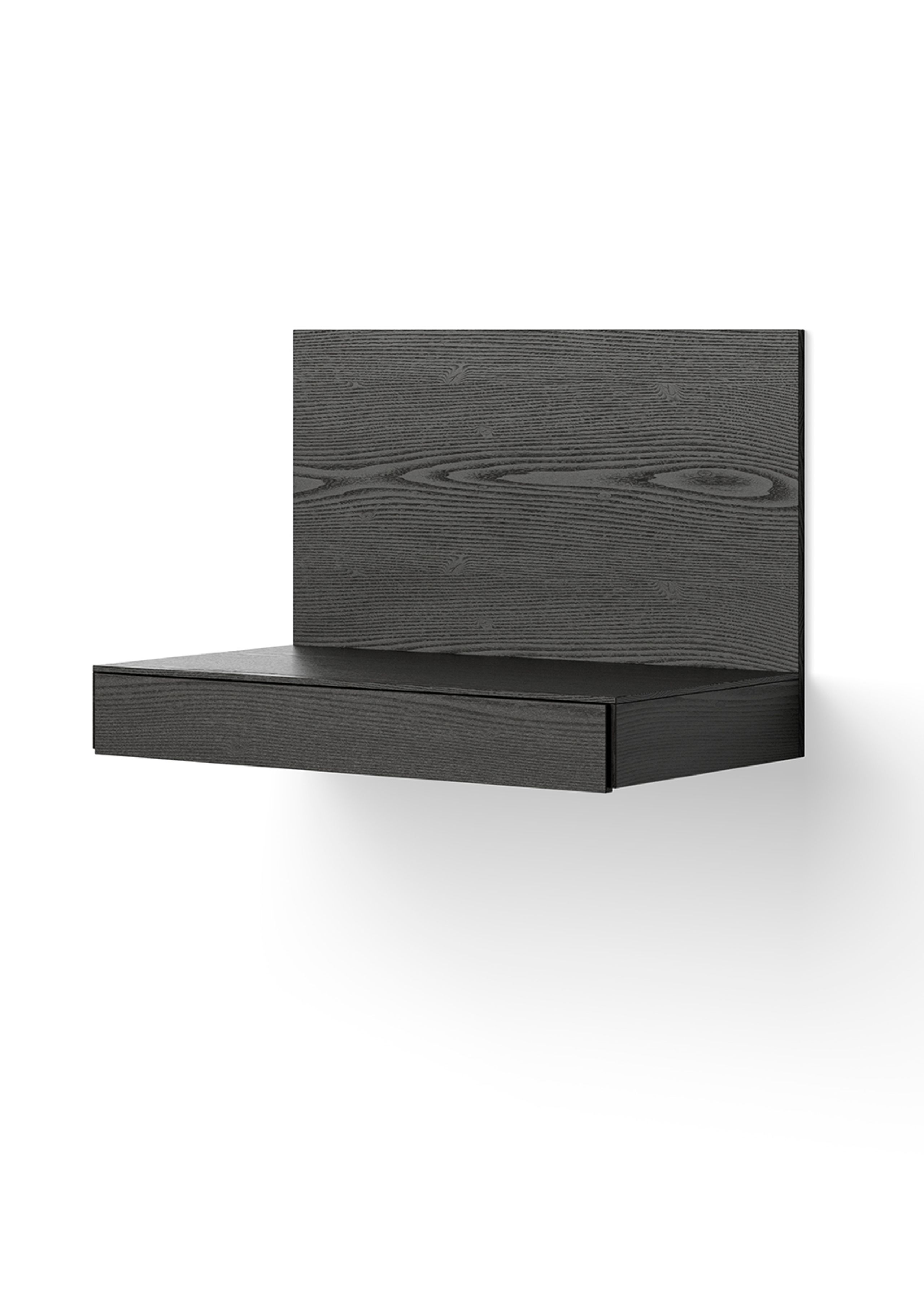 New Works - Hylde - Tana Wall Mounted Desk - Black Stained Oak
