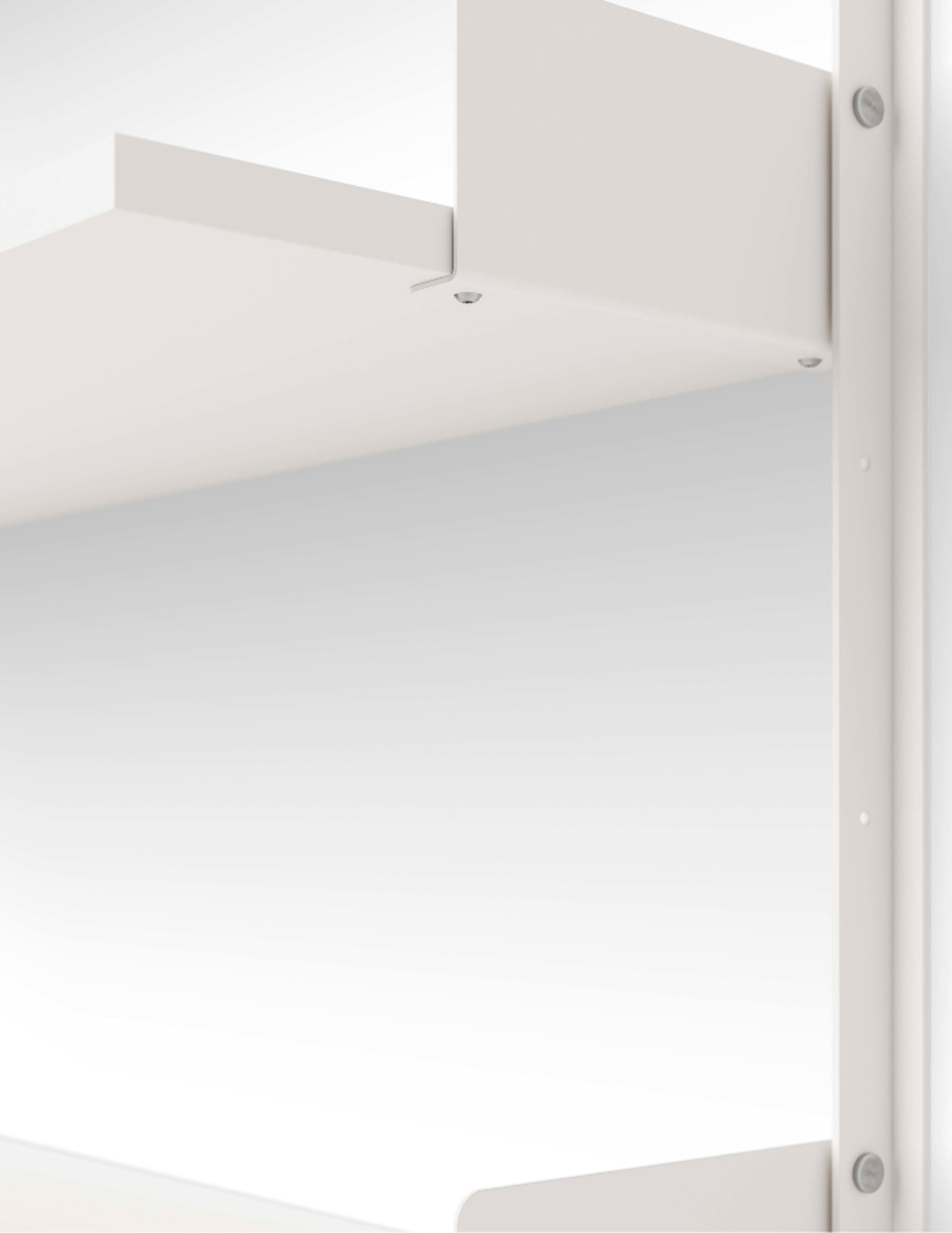 New Works - Policová deska - NEW WORKS WALL SHELF - 46 - White / White