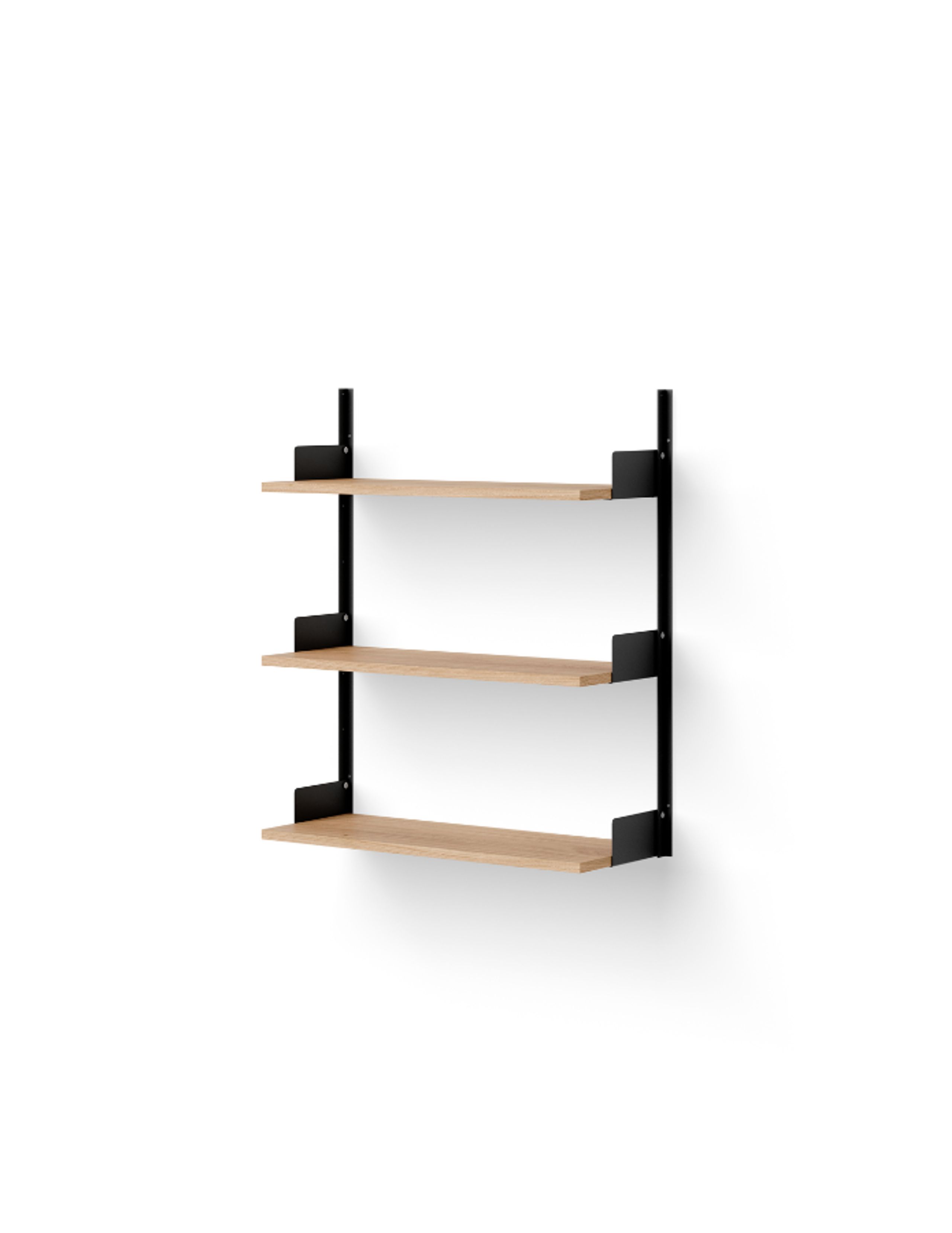 New Works - Regalbrett - NEW WORKS WALL SHELF - 90 - Oak / Black