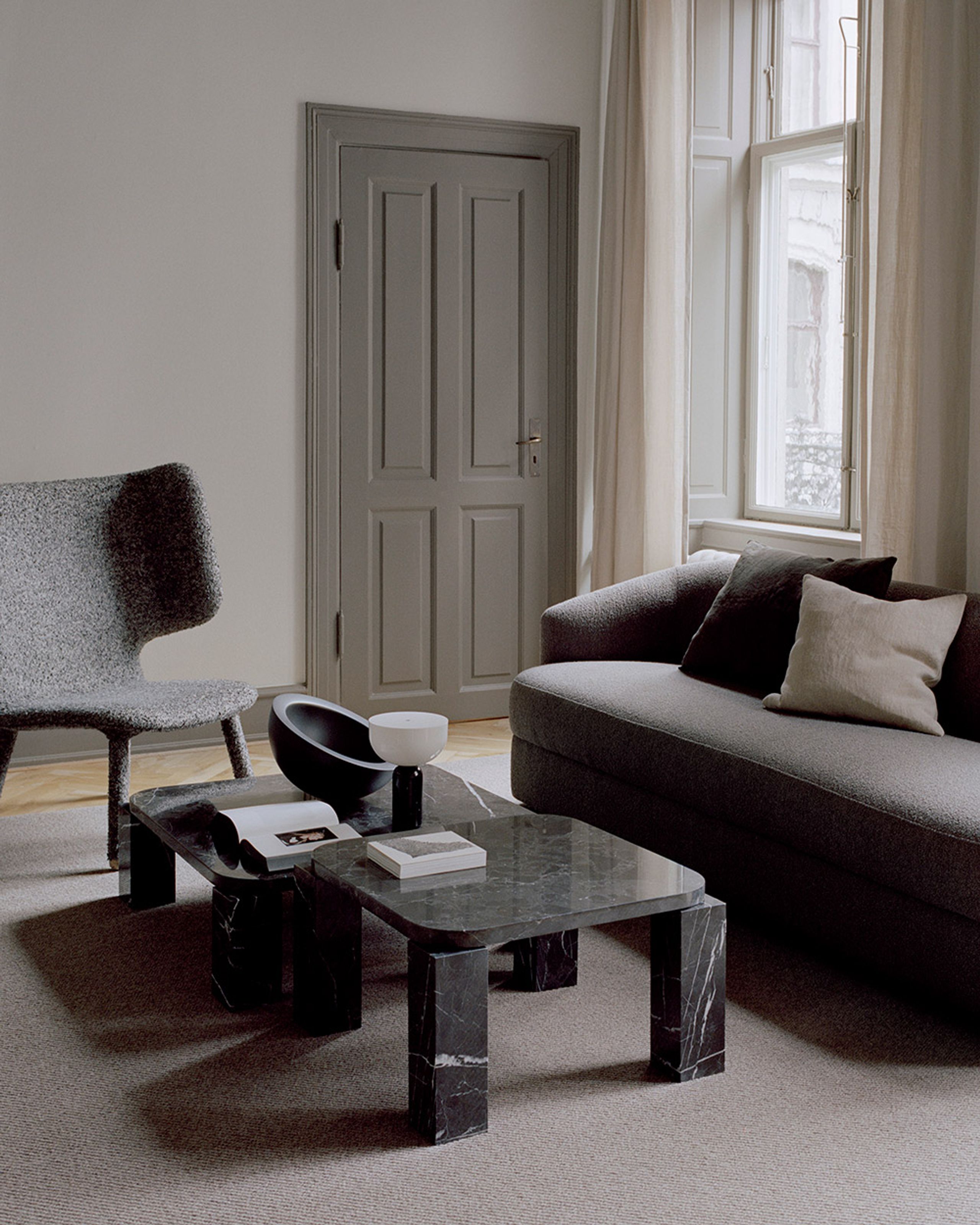 New Works - Sessel - Tembo Lounge Chair - Divina Melange 180