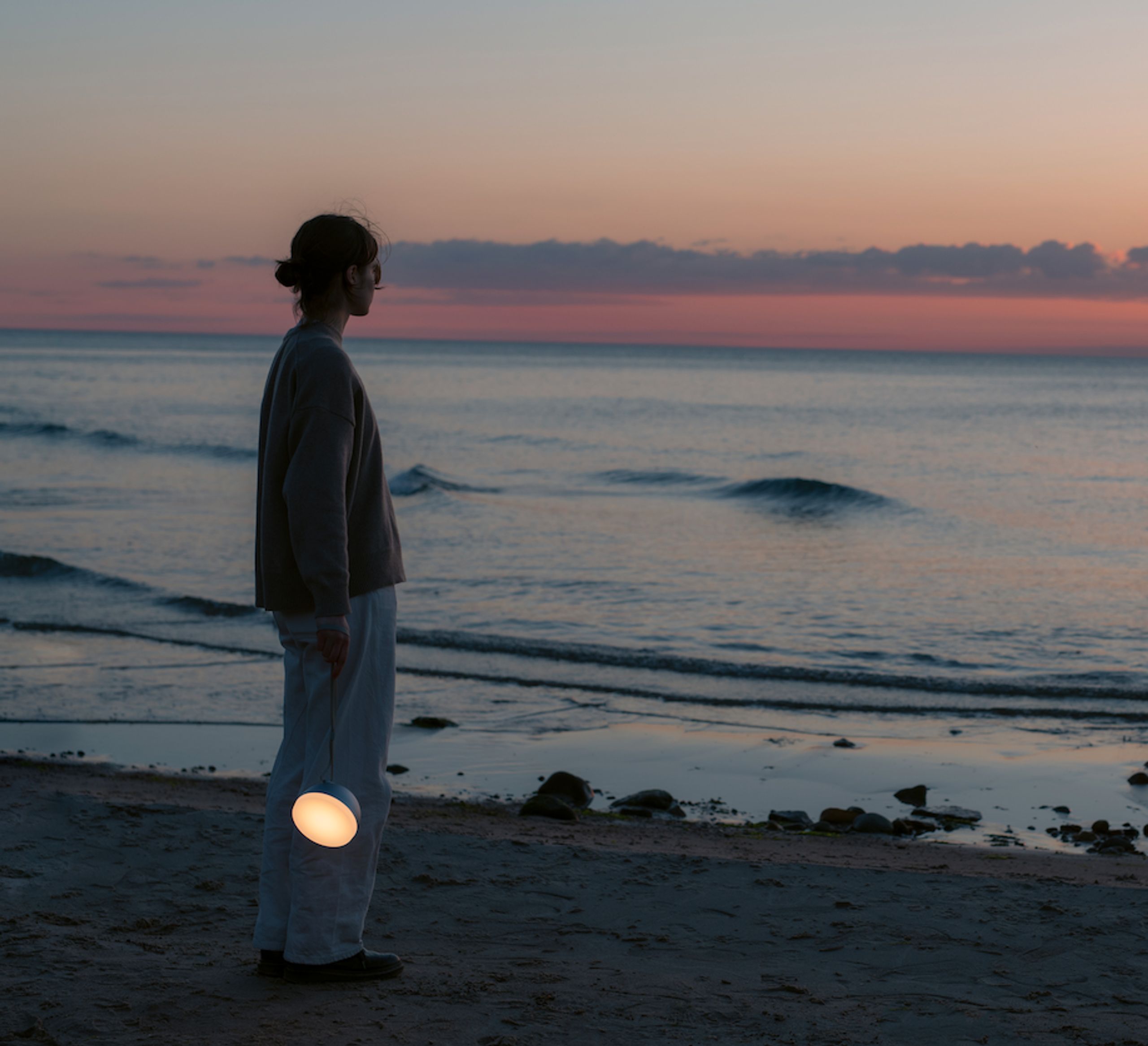 New Works - Lampe - Sphere Portable Lamp - Deep Green