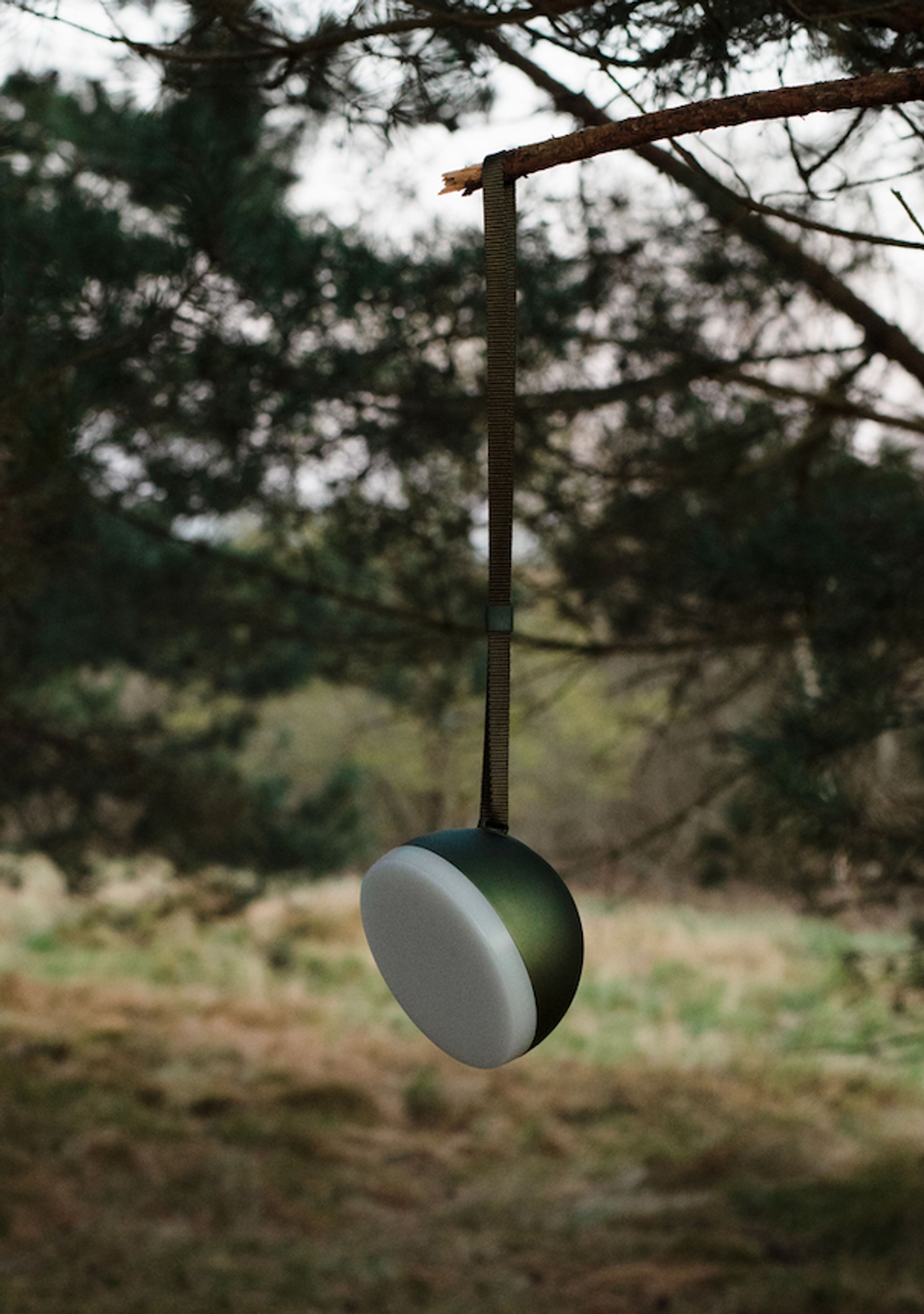 New Works - Lampe - Sphere Portable Lamp - Deep Green