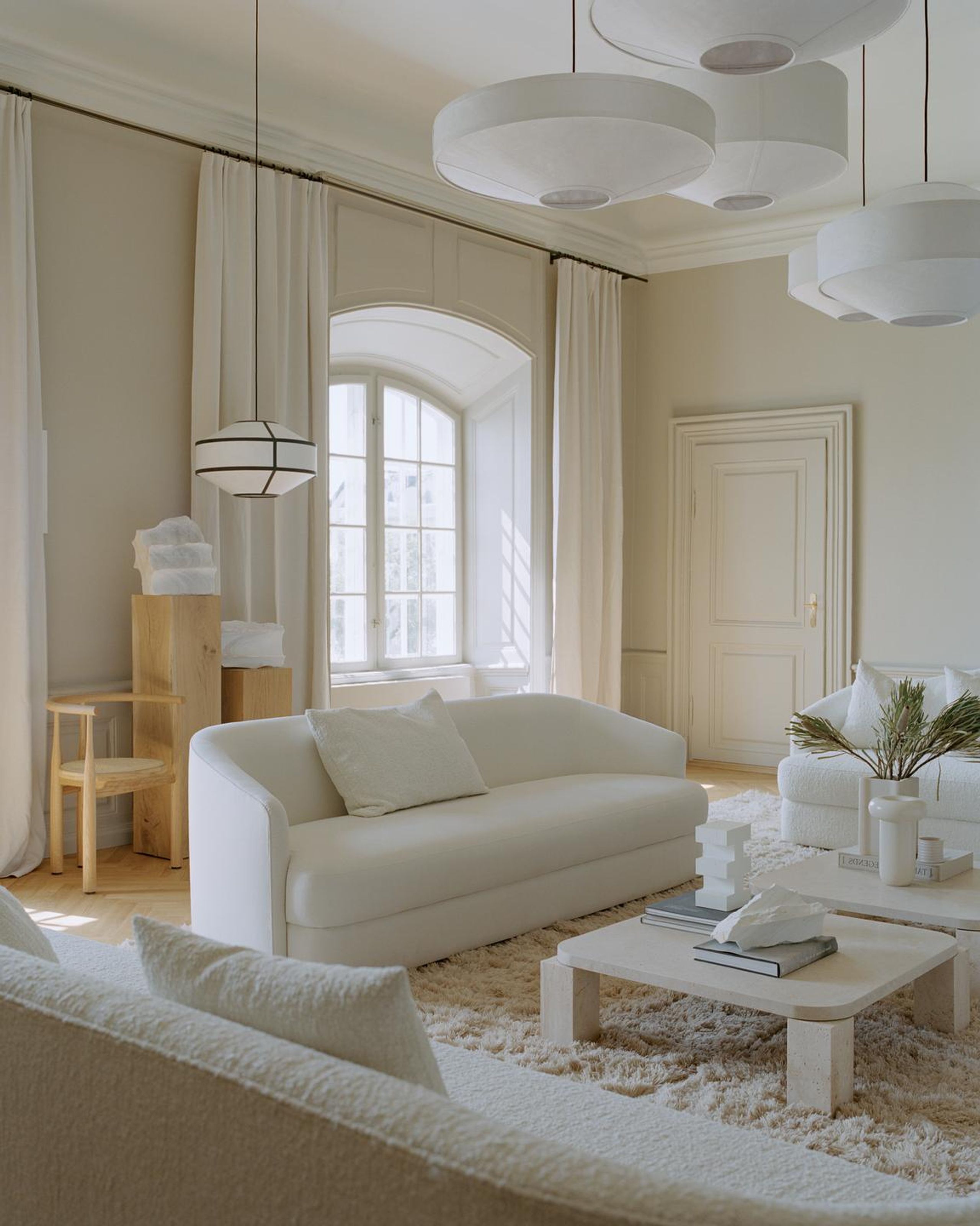 New Works - Loftslampe - Kite Pendant - 1W, White, Ø55, EU-UK-AU