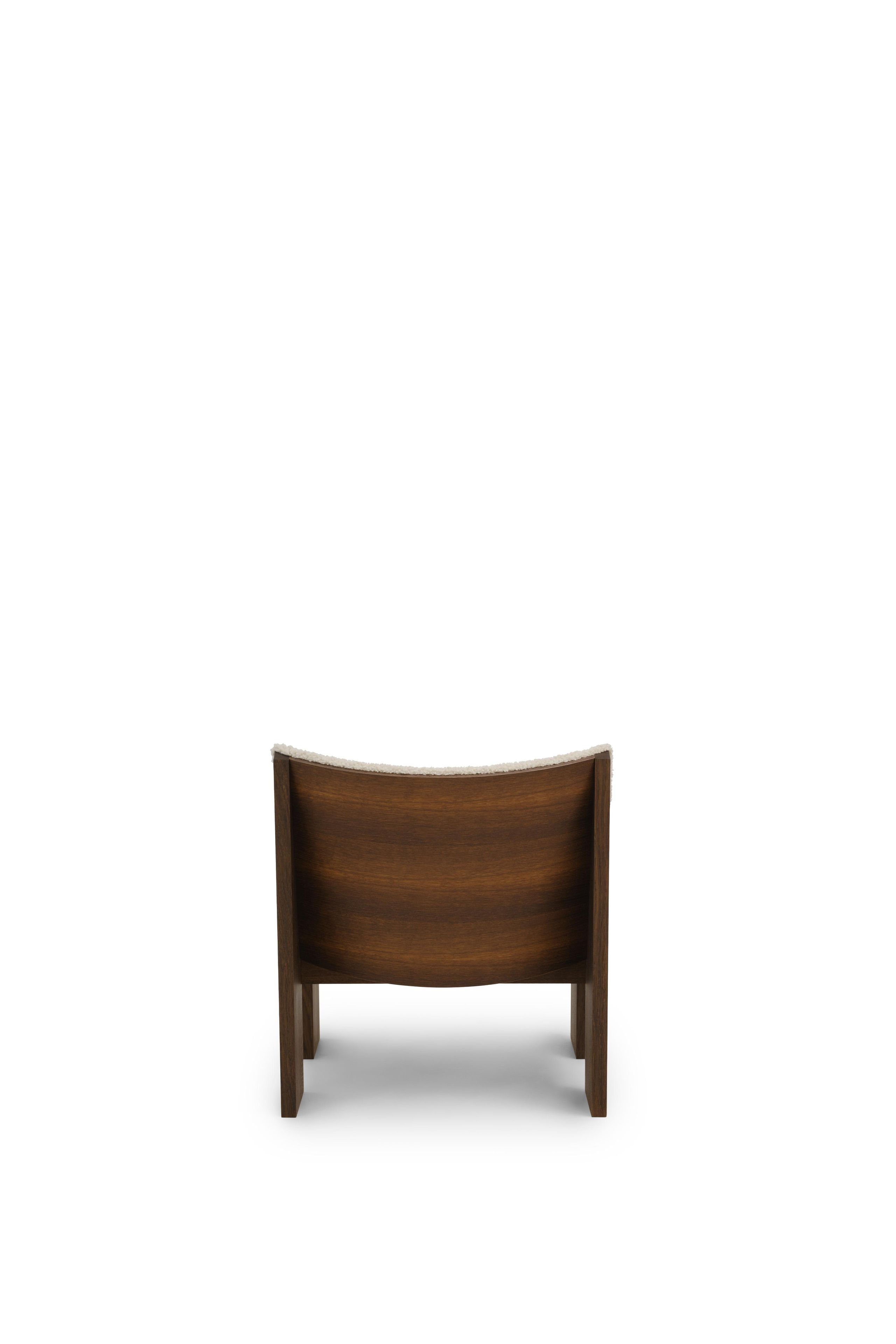 New Works - Lounge chair - Tenon Lounge Chair - Fumed Oak, Drake 002