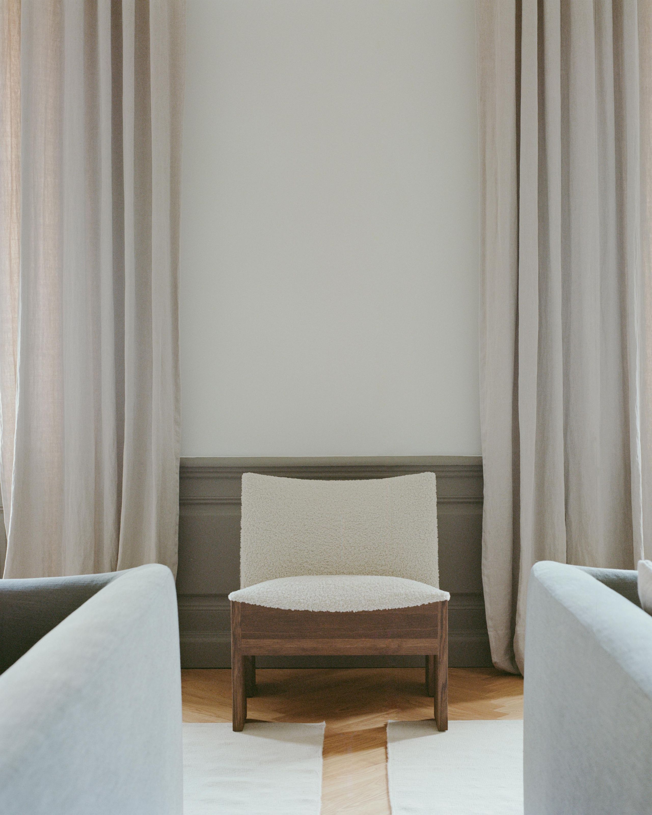 New Works - Lounge chair - Tenon Lounge Chair - Fumed Oak, Drake 002