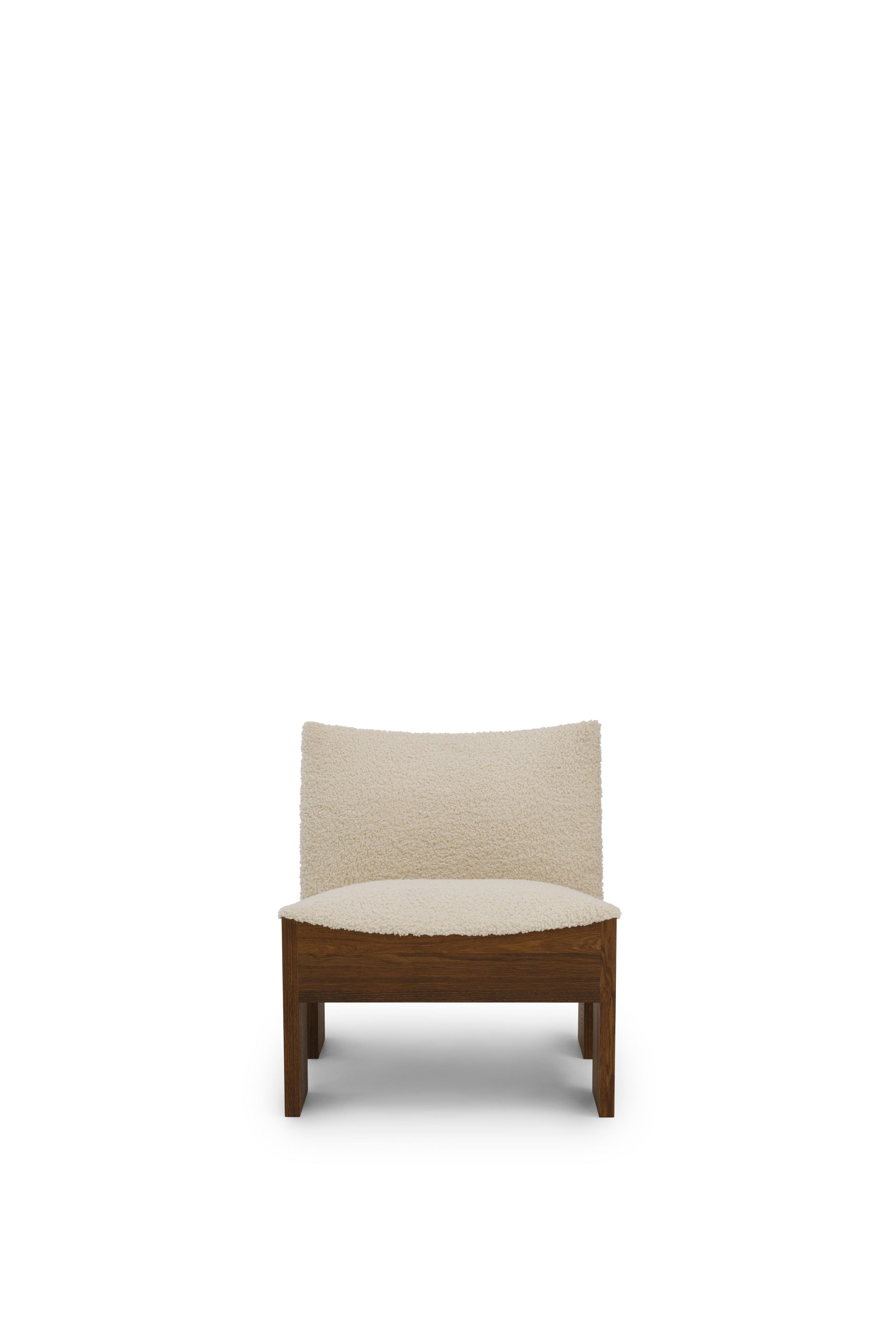 New Works - Lounge chair - Tenon Lounge Chair - Fumed Oak, Drake 002