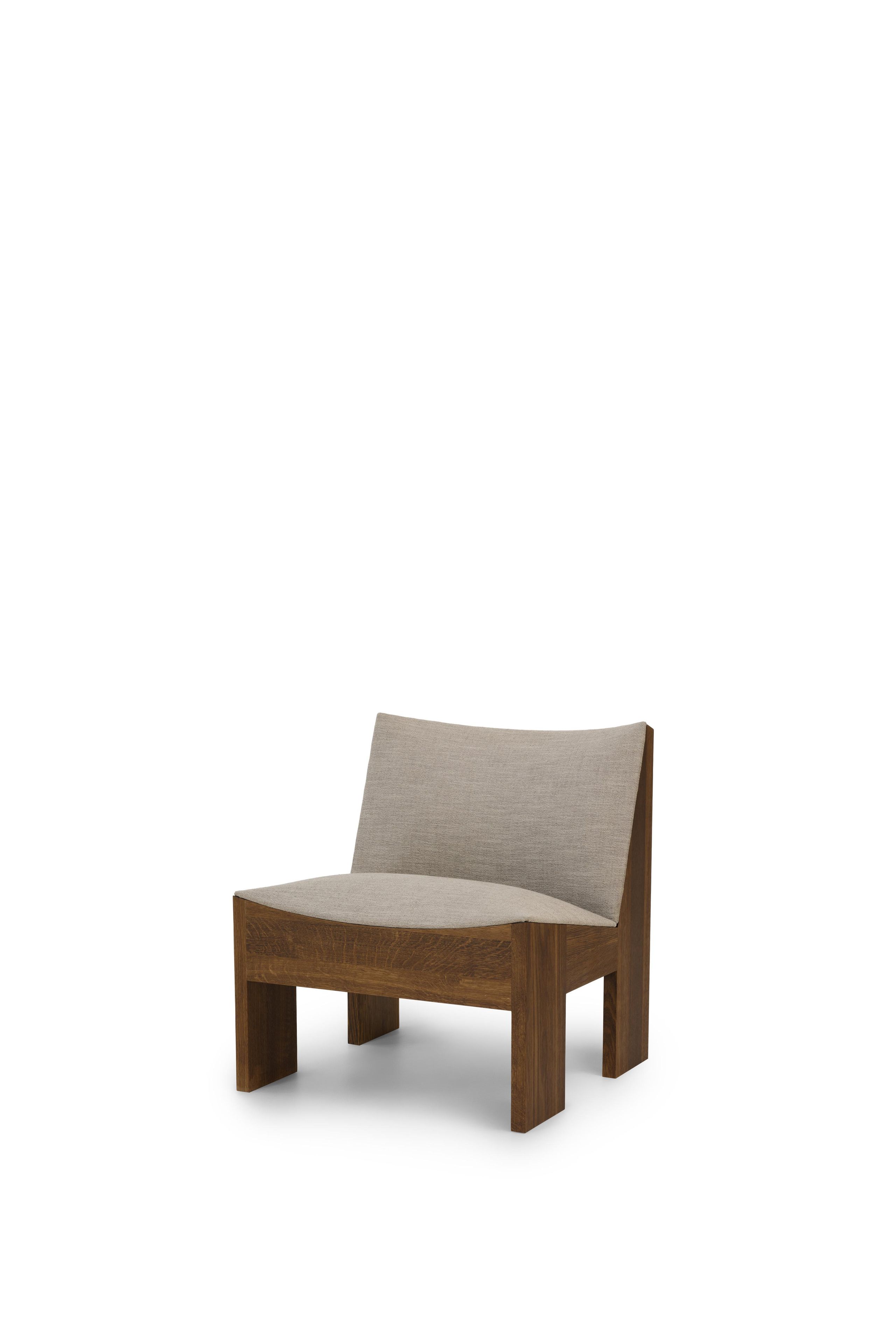 New Works - Loungestol - Tenon Lounge Chair - Fumed Oak, Ruskin 033