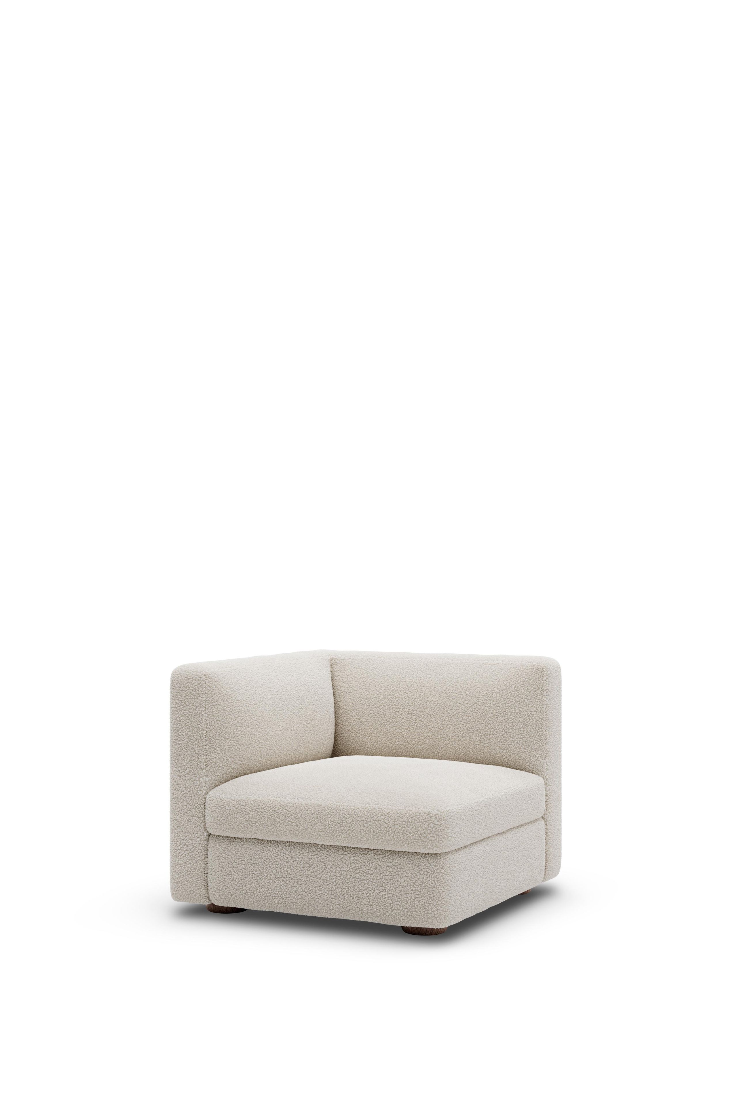 New Works - Modulares Sofa - Coda Corner Module 20 - Drake Spacedust