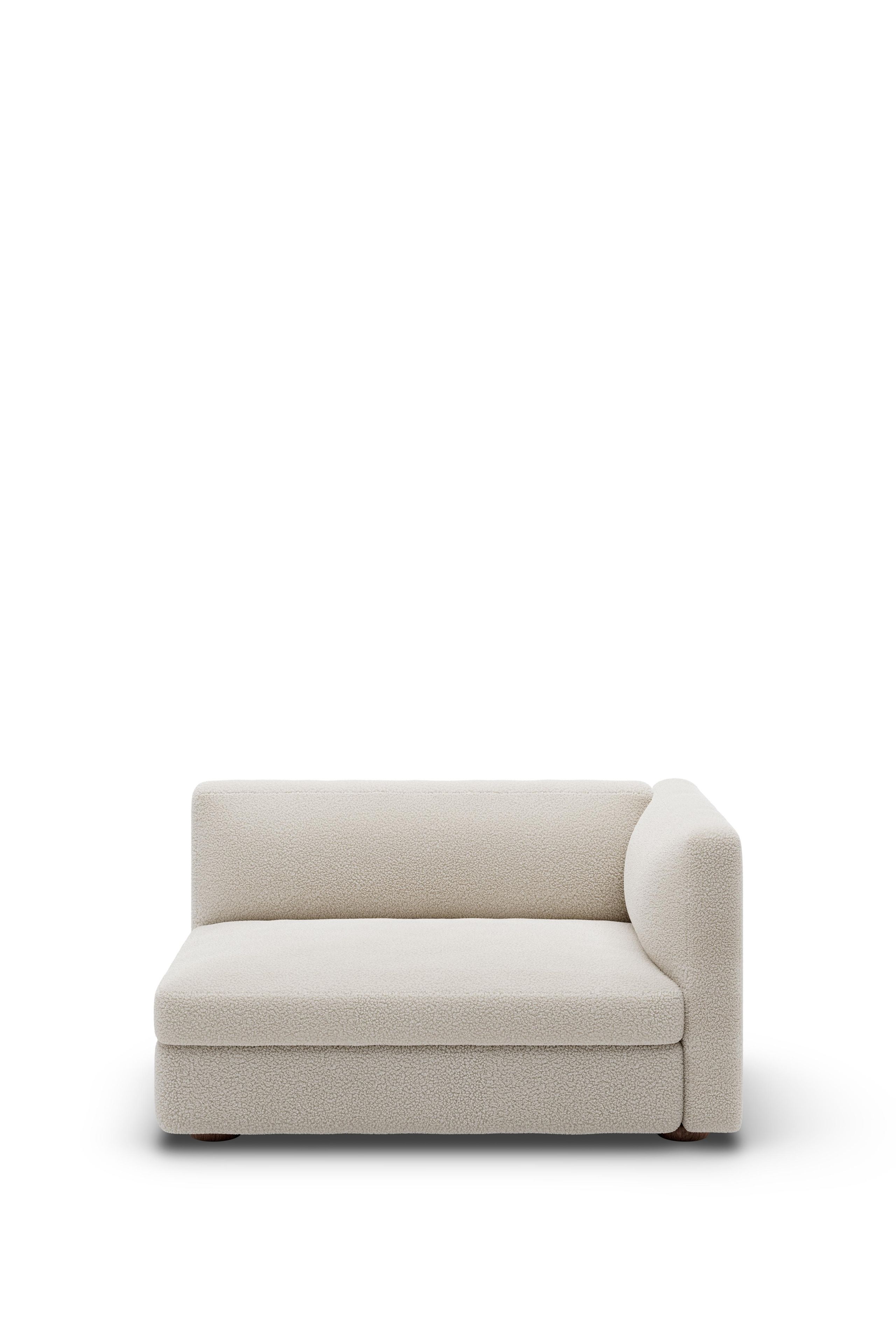 New Works - Modulares Sofa - Coda Wide Right Module 41 - Drake Spacedust