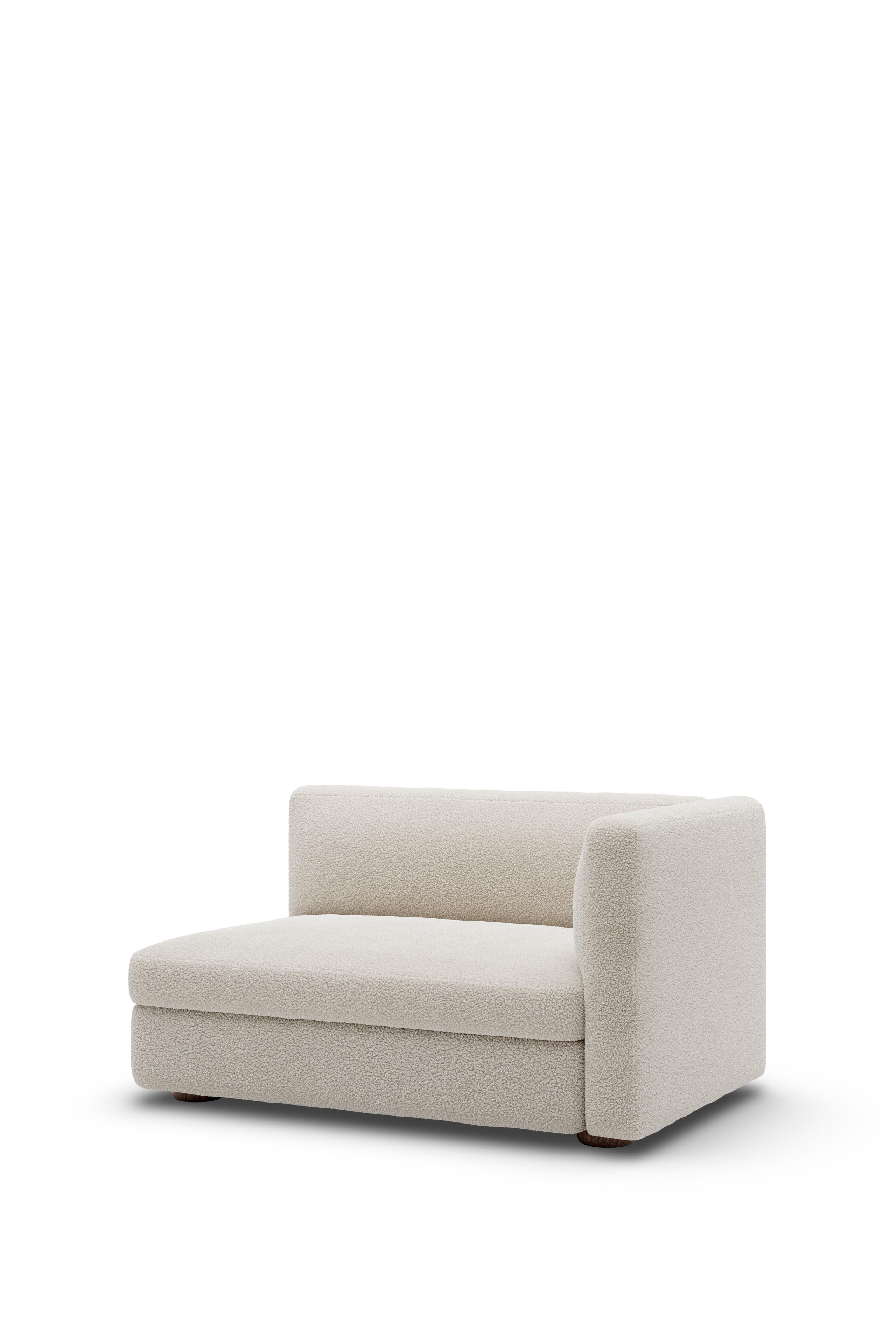 New Works - Modulares Sofa - Coda Wide Right Module 41 - Drake Spacedust