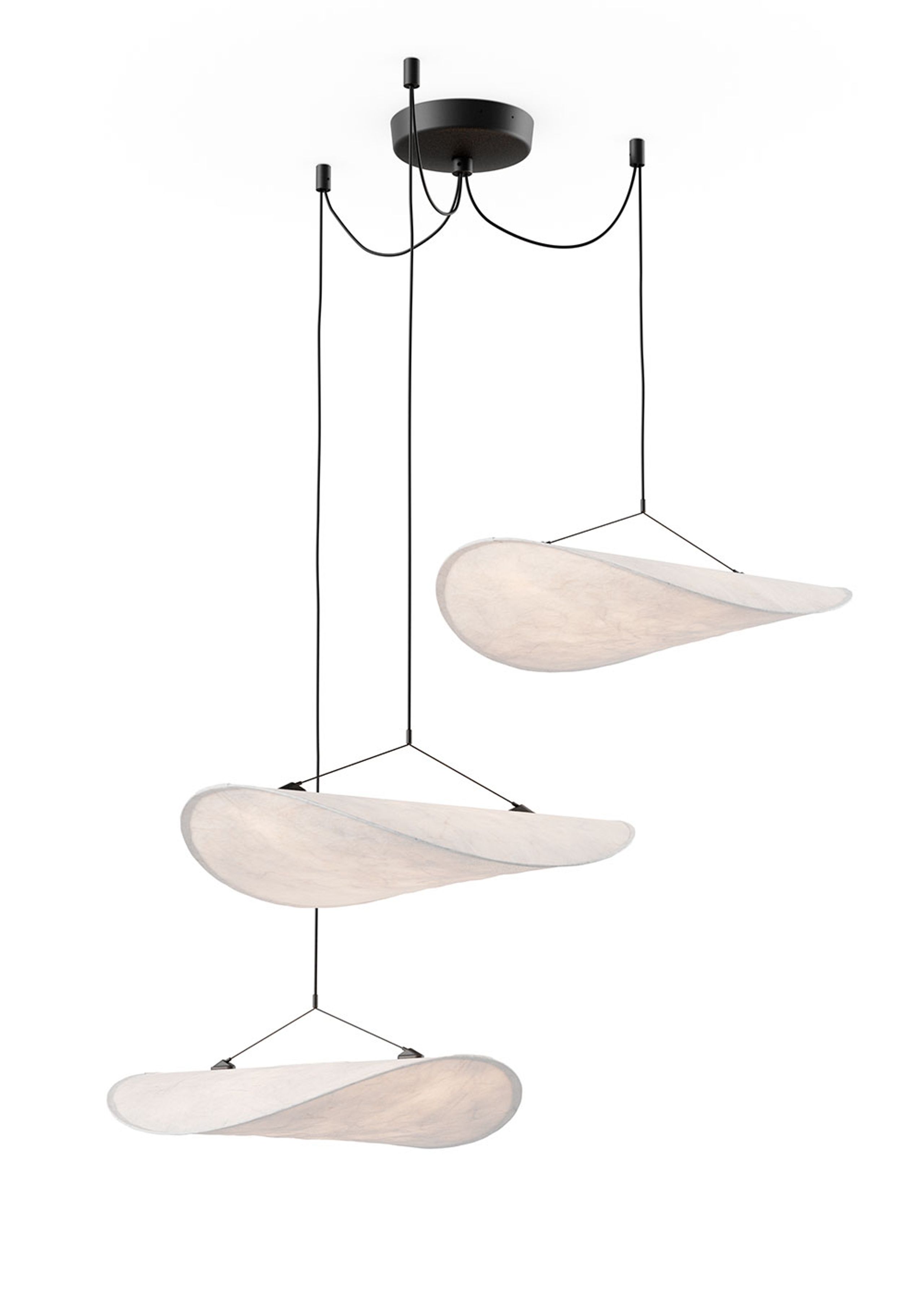 New Works - Pendant Lamp - Tense Chandelier - White