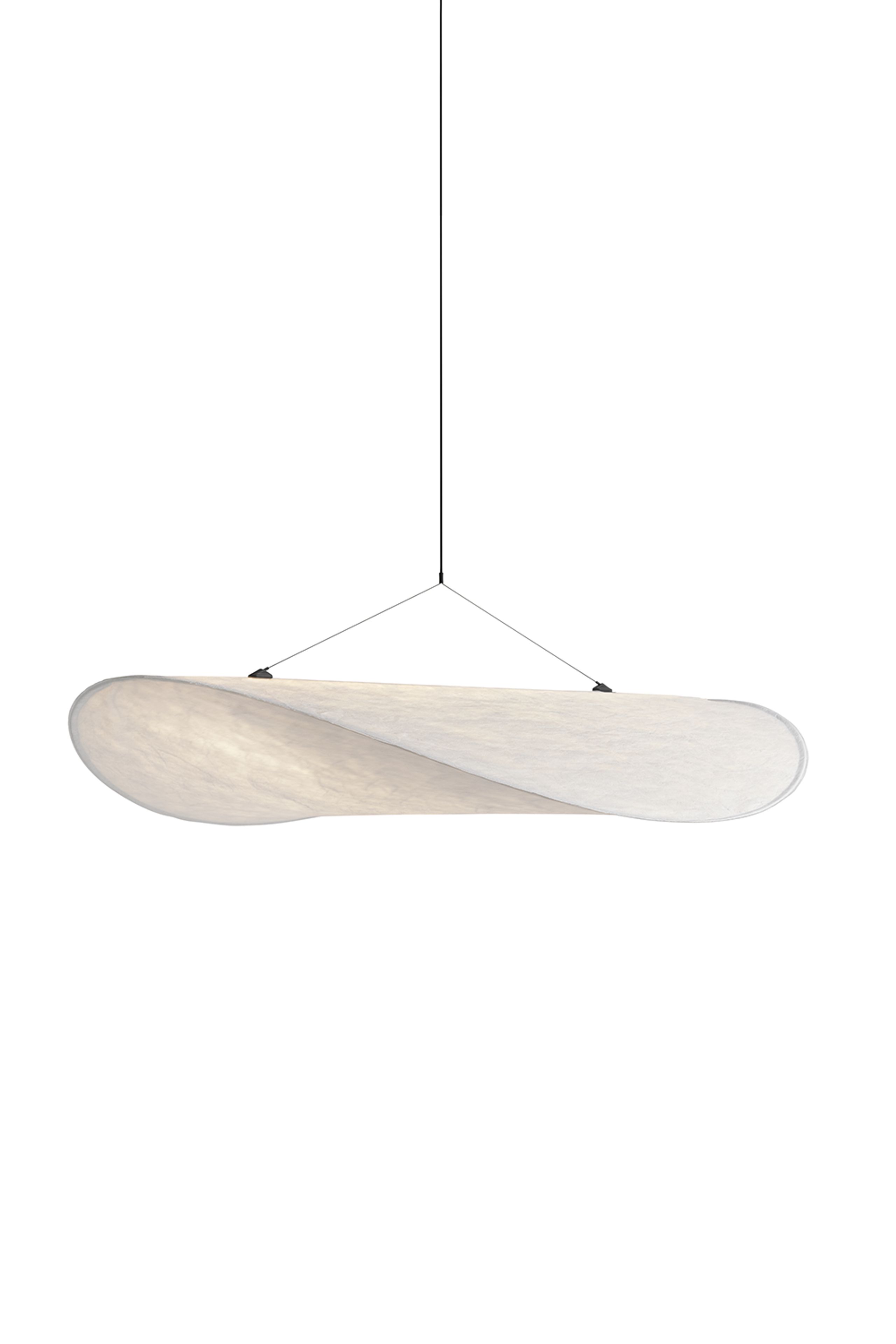 New Works - Pendule - Tense Pendant Lamp - Large - White Tyvek