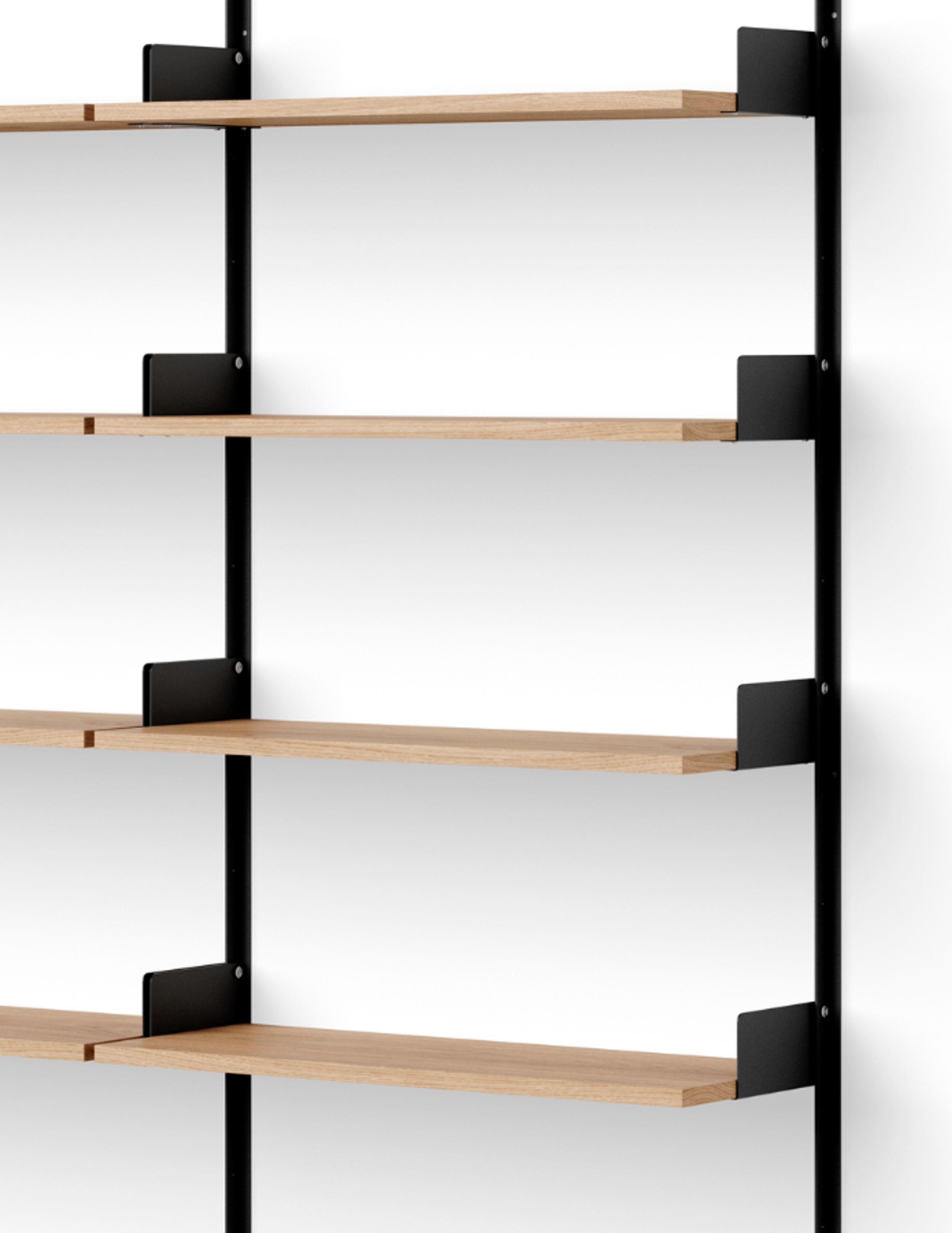 New Works - Display - NEW WORKS LIBRARY SHELF - Oak / Black