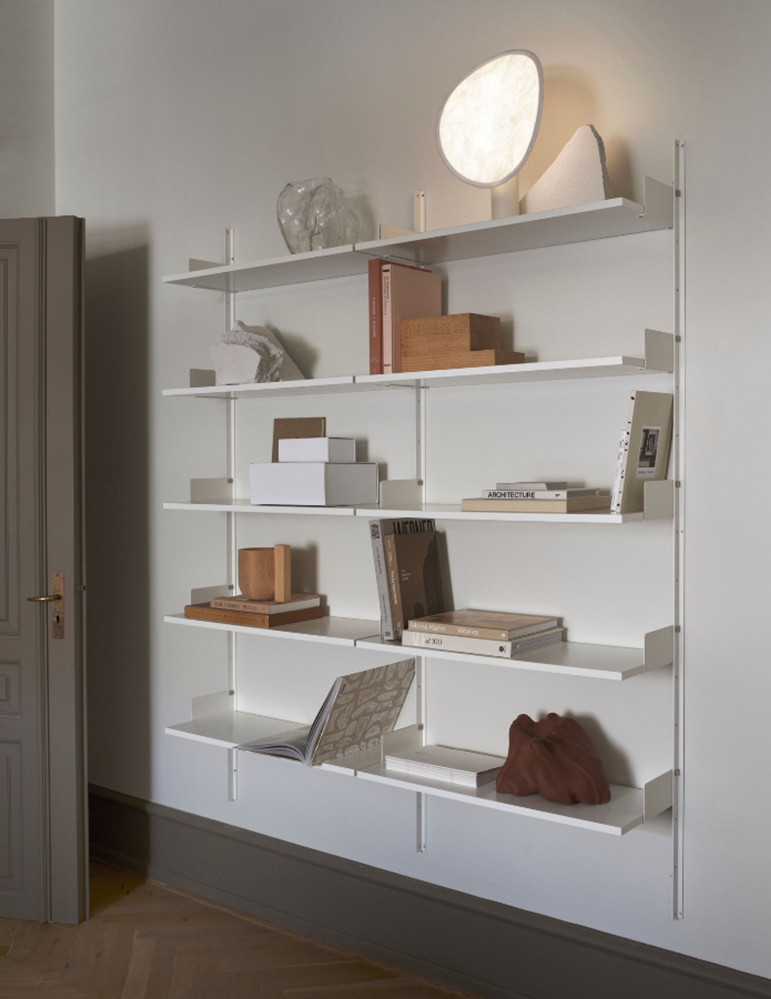 New Works - Display - NEW WORKS LIBRARY SHELF - Oak / White