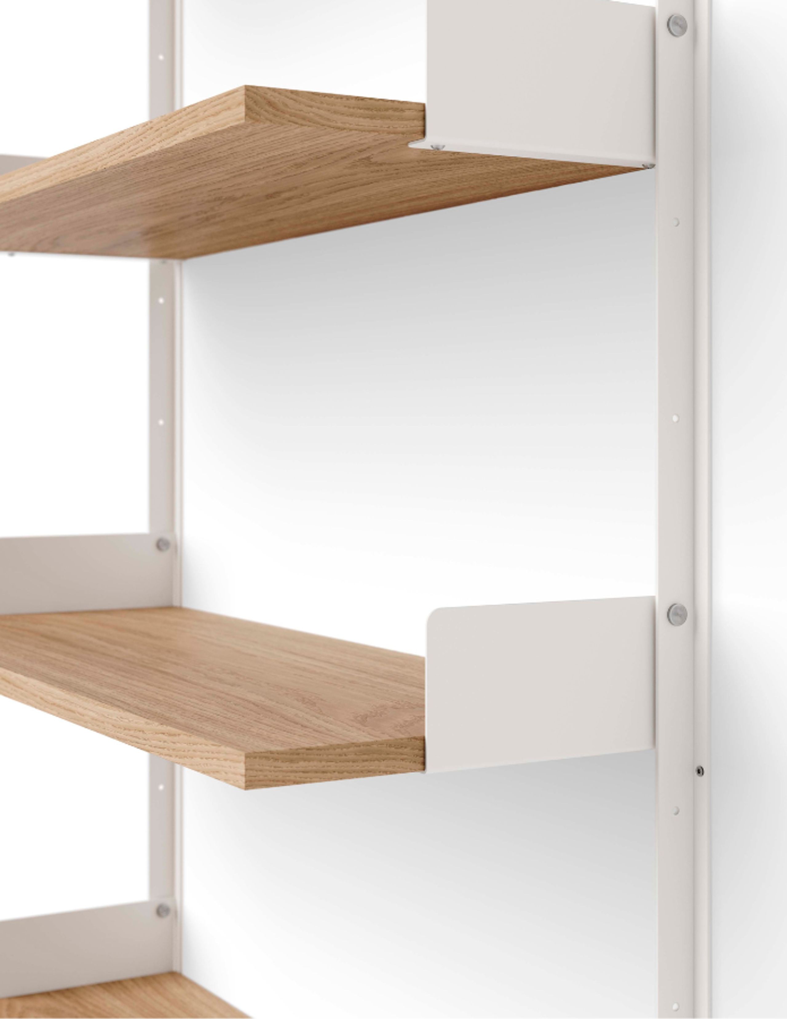 New Works - Display - NEW WORKS LIBRARY SHELF - Oak / White