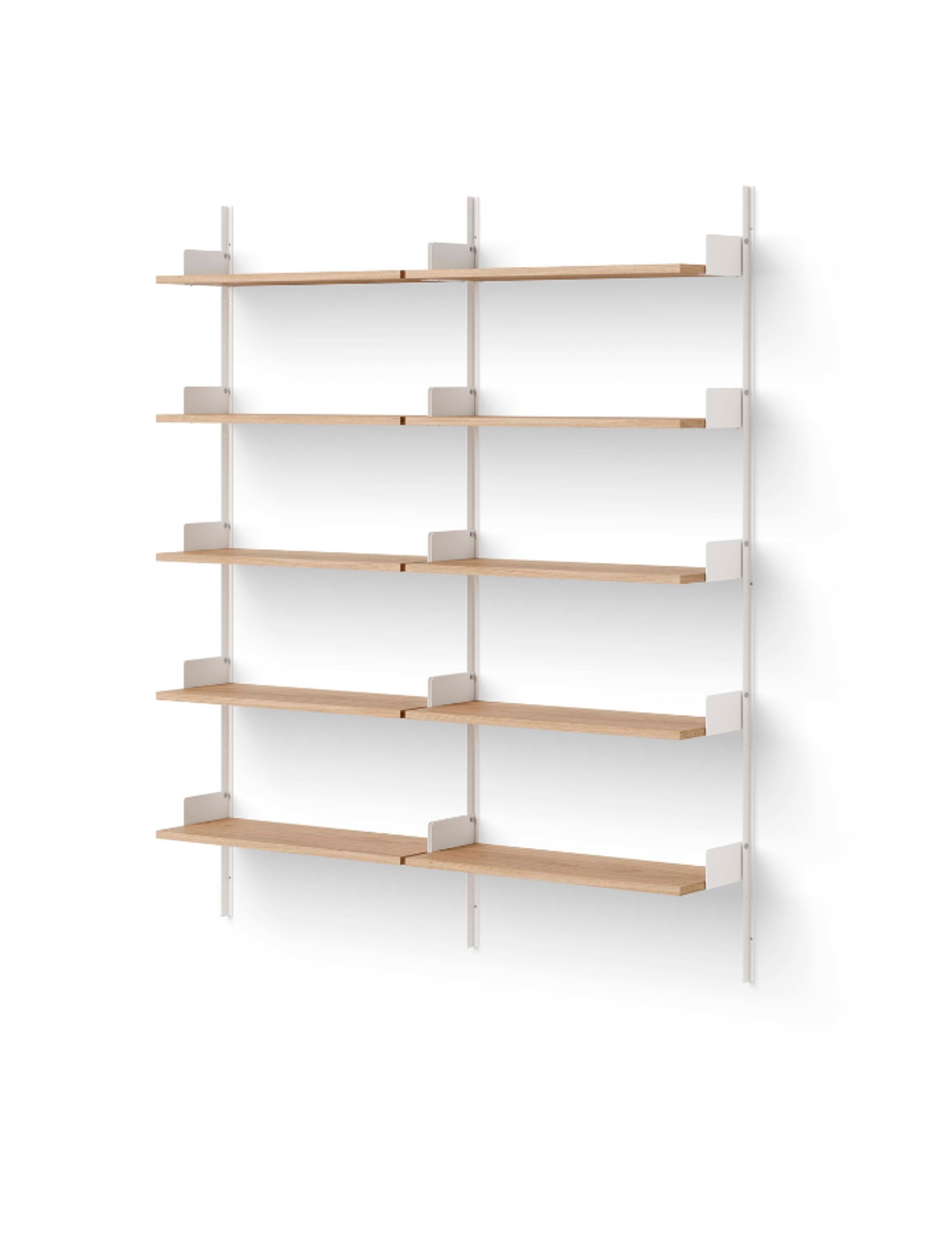 New Works - Display - NEW WORKS LIBRARY SHELF - Oak / White