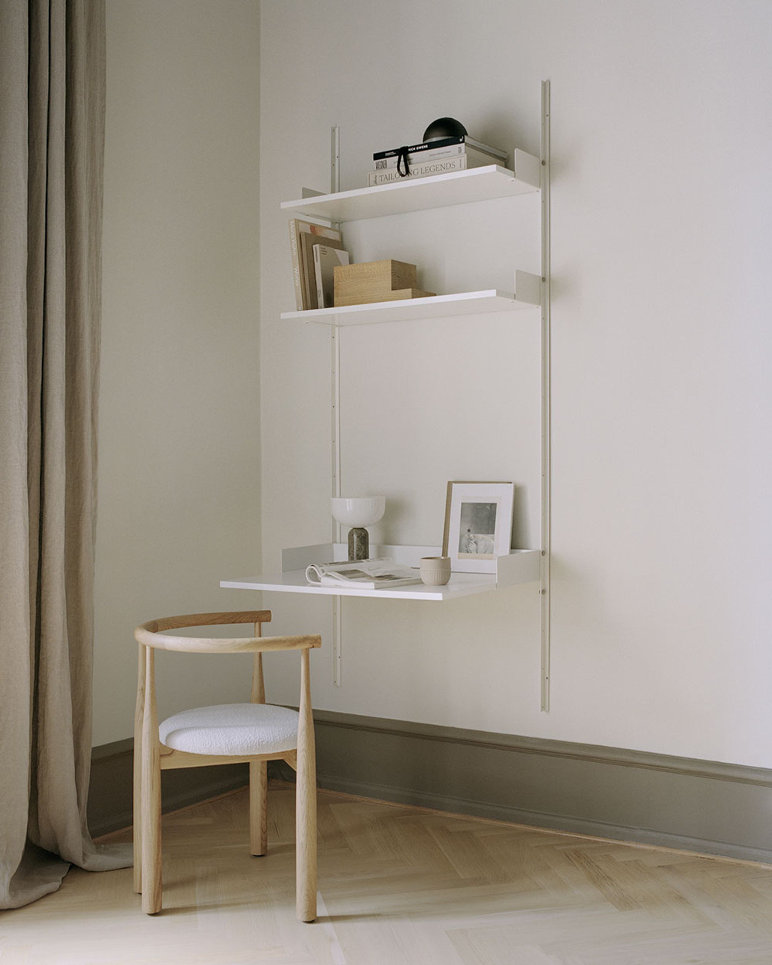 New Works - Shelving system - New Works Study Shelf - Black Ash / Black
