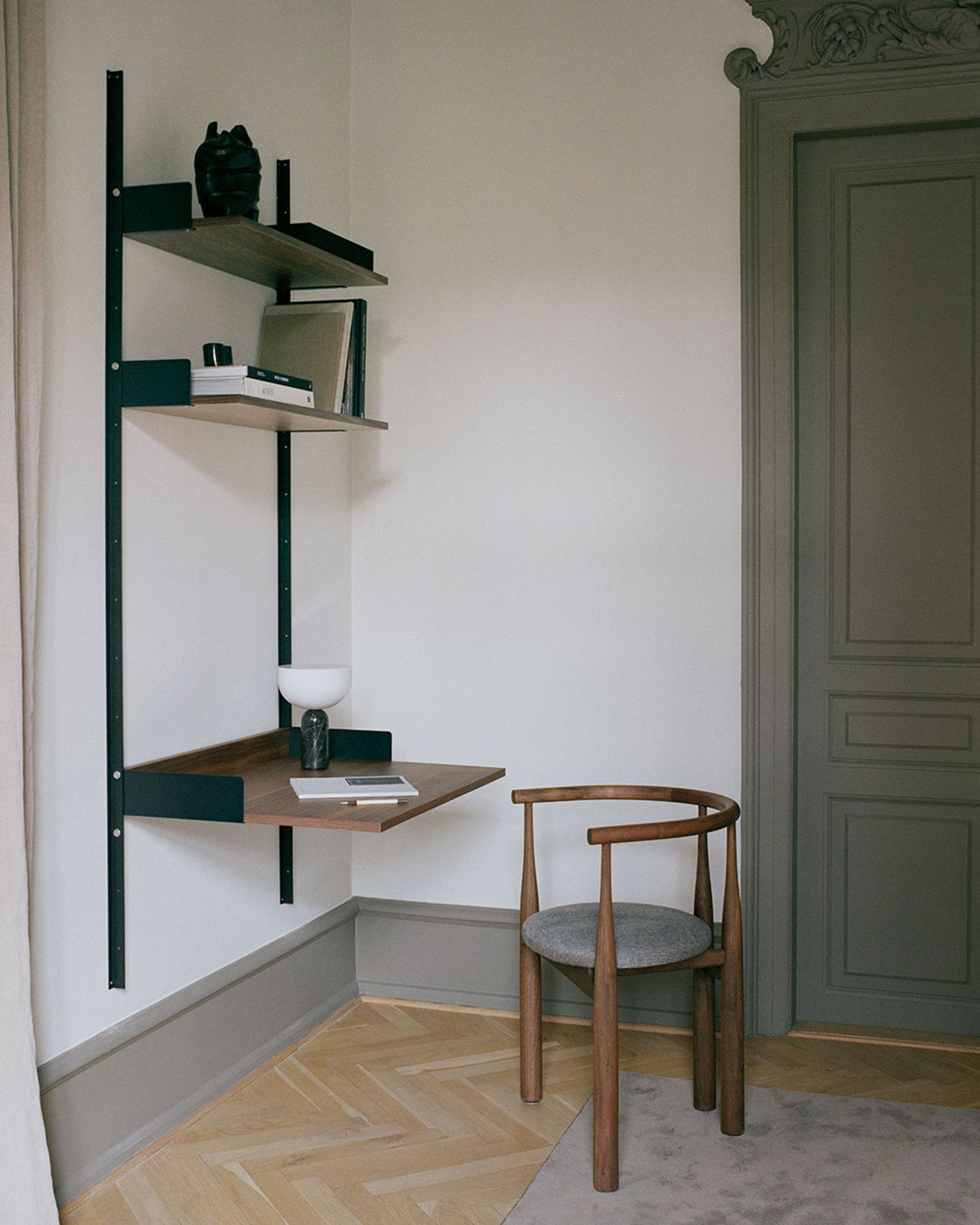 New Works - Shelving system - New Works Study Shelf - White / White