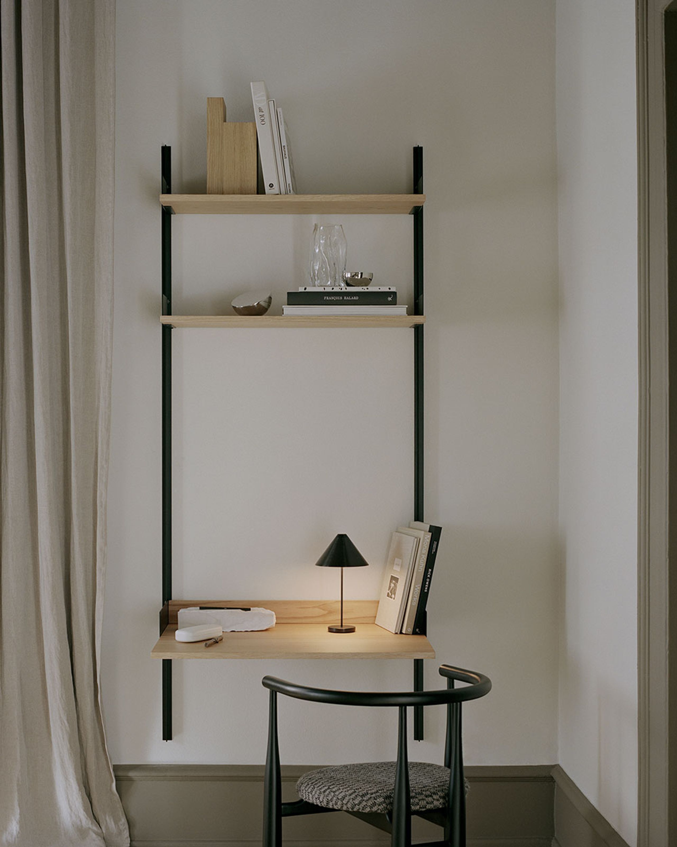 New Works - Shelving system - New Works Study Shelf - White / White