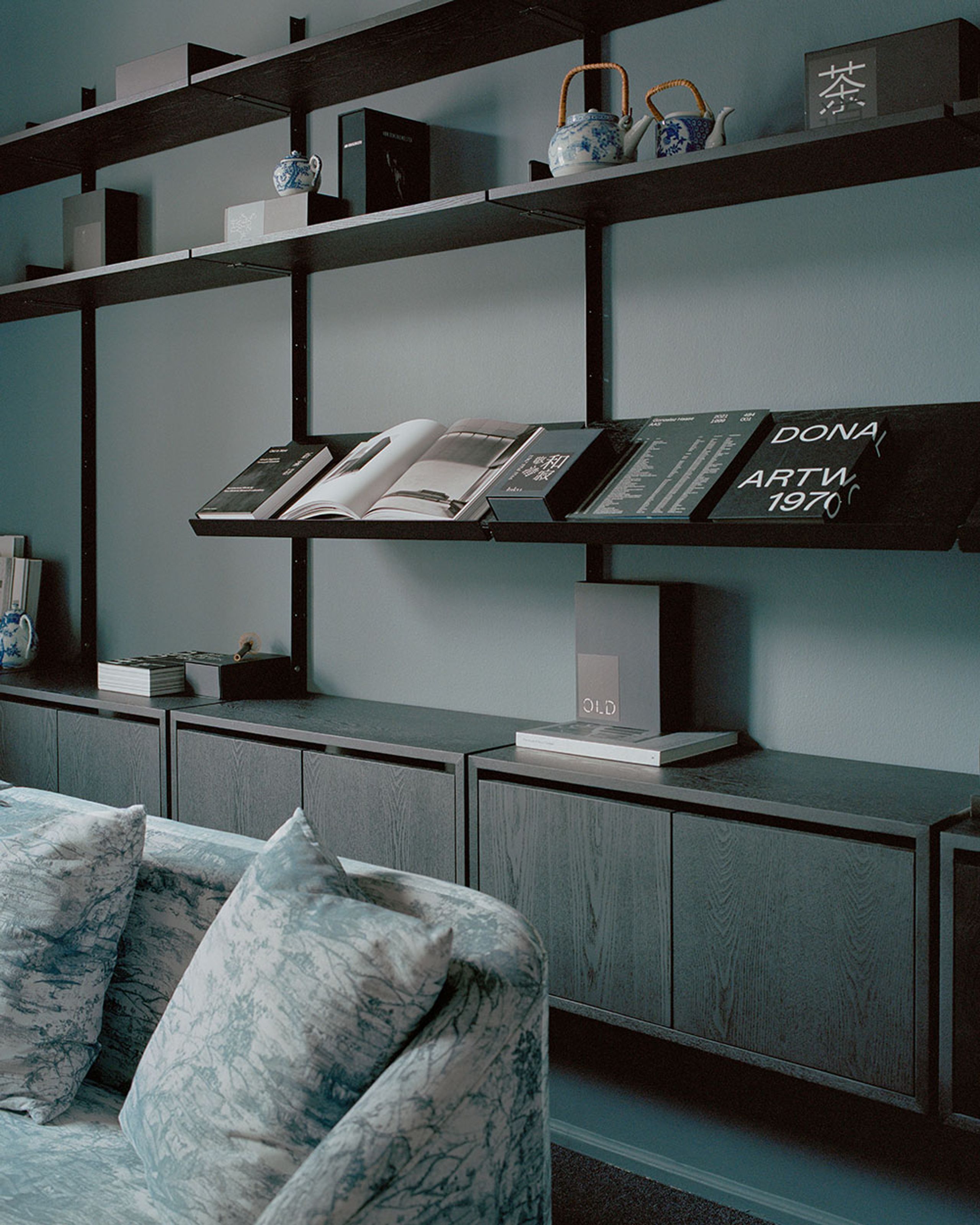 New Works - Shelving system - New Works Wardrobe Shelf Cabinet w. Drawers - Walnut / Black