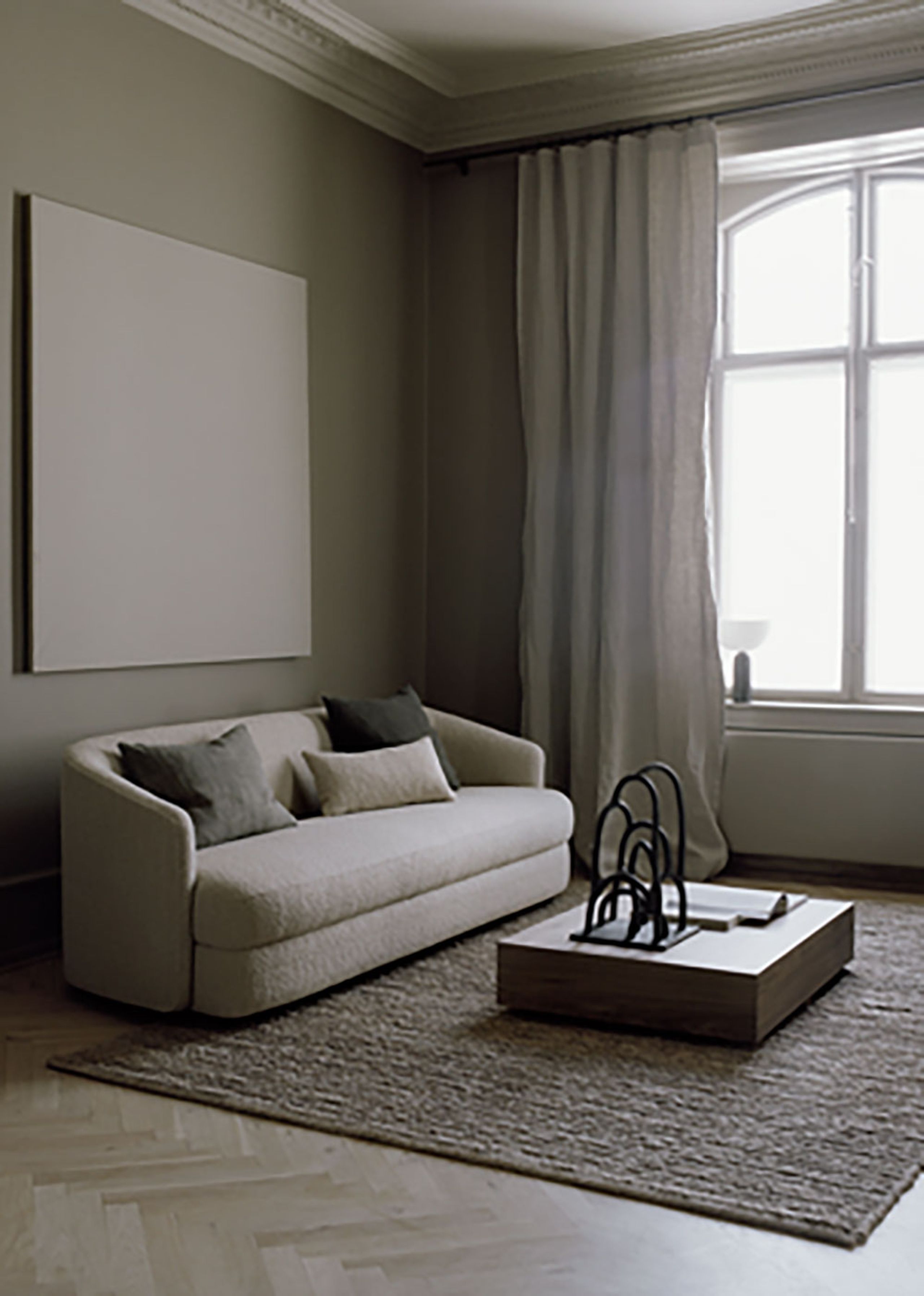 New Works - Mesa de centro - Mass Wide Coffee Table - Natural Walnut