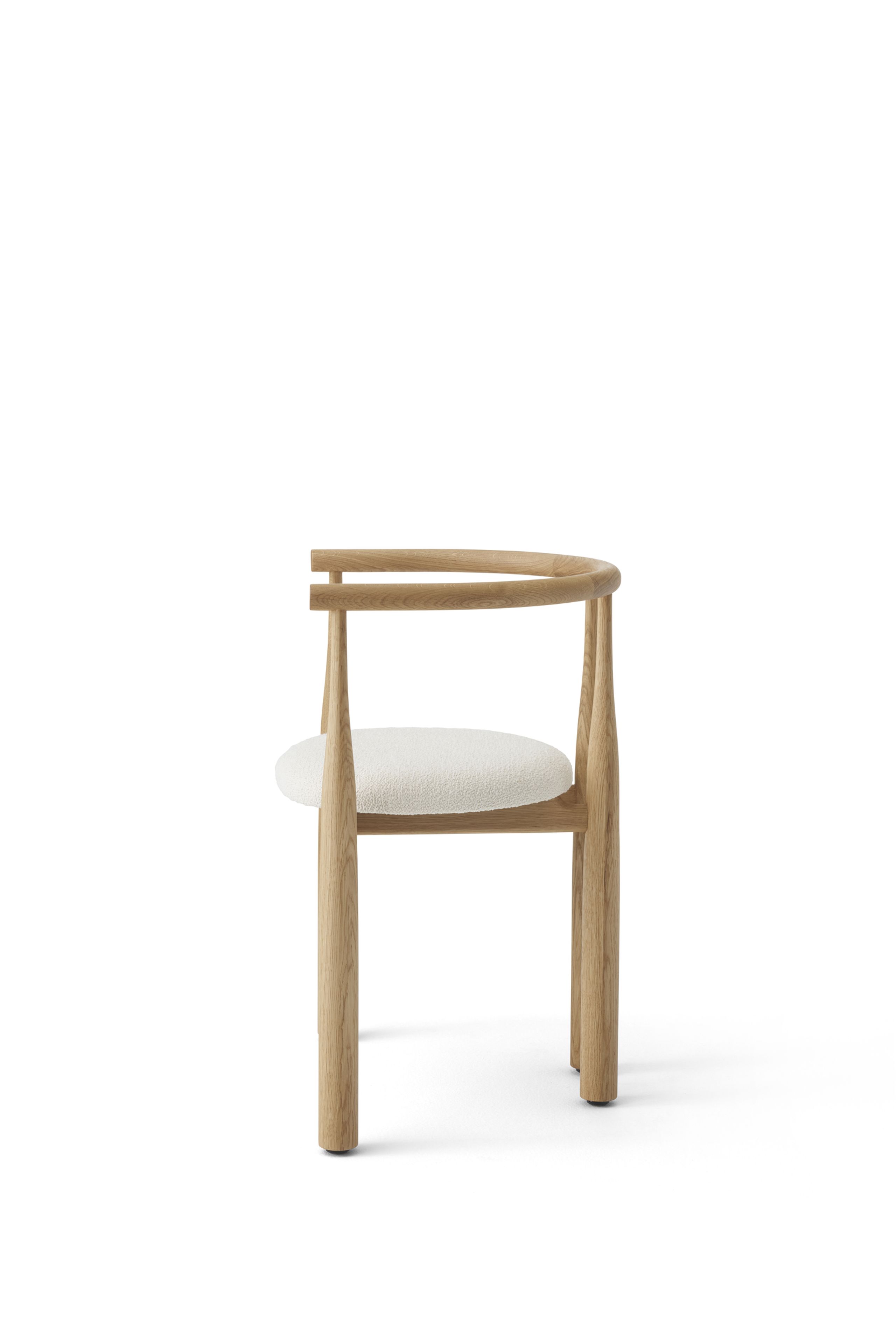 New Works - Cadeira de jantar - BUKOWSKI CHAIR - Oak w. Nevotex, Barnum, Lana 24