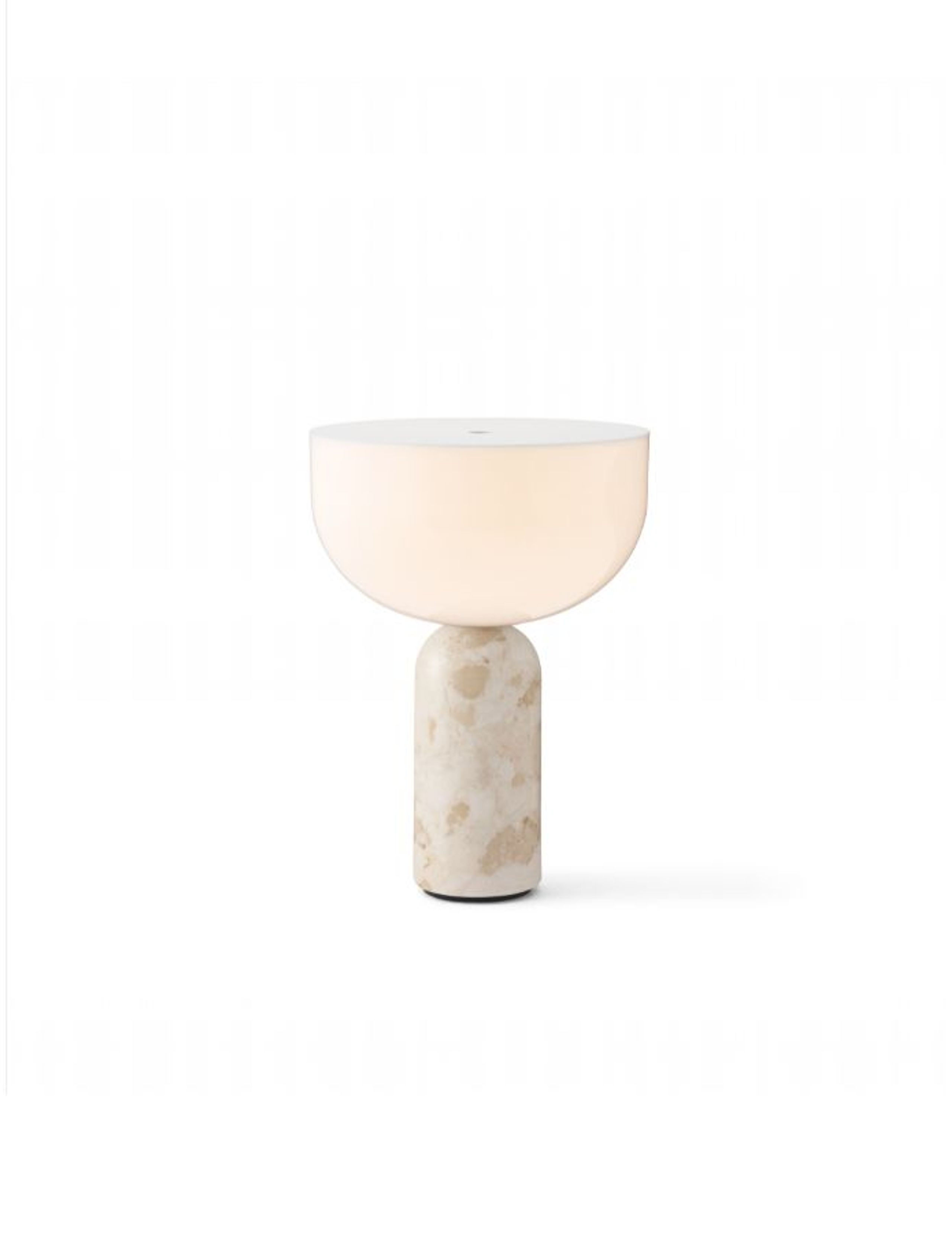New Works - Przenośna lampa - Kizu Portable Lamp - Kunis Breccia Marble