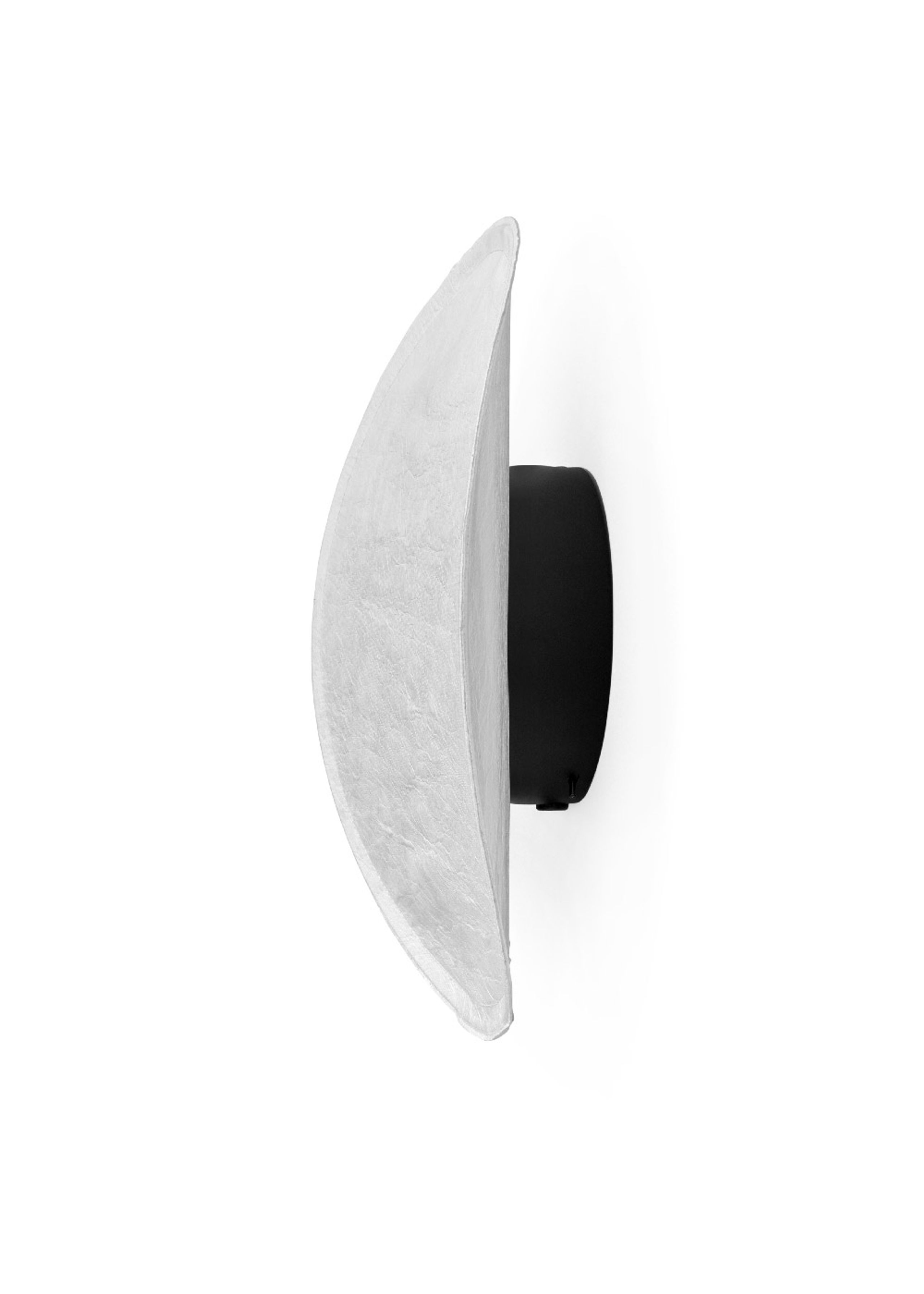 New Works - Lampe murale - Tense Wall Lamp - Black / White Tyvek