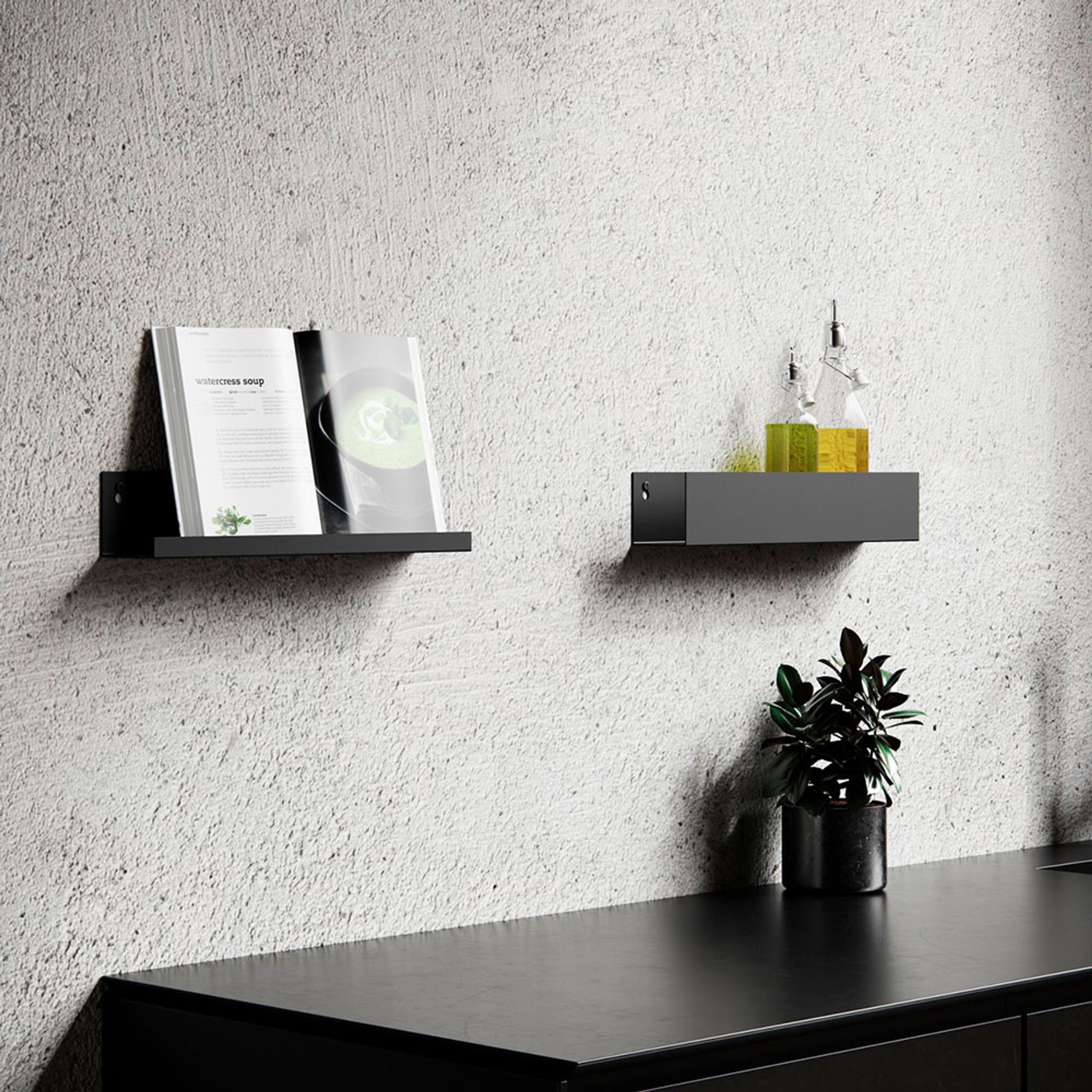 NICHBA - Shelf - Shelf - Black - Open