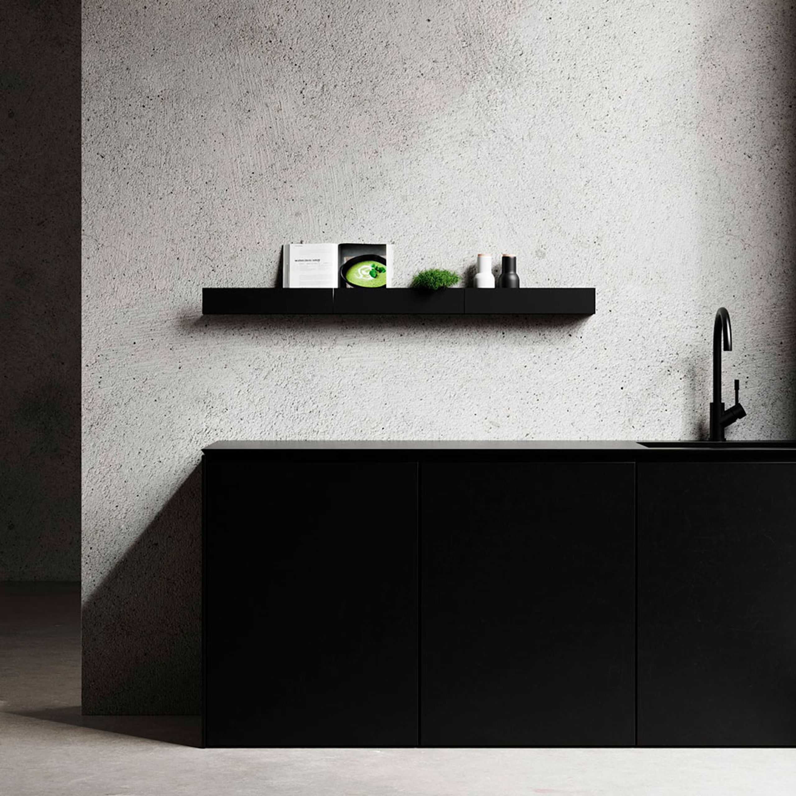 NICHBA - Shelf - Shelf - Black - Open