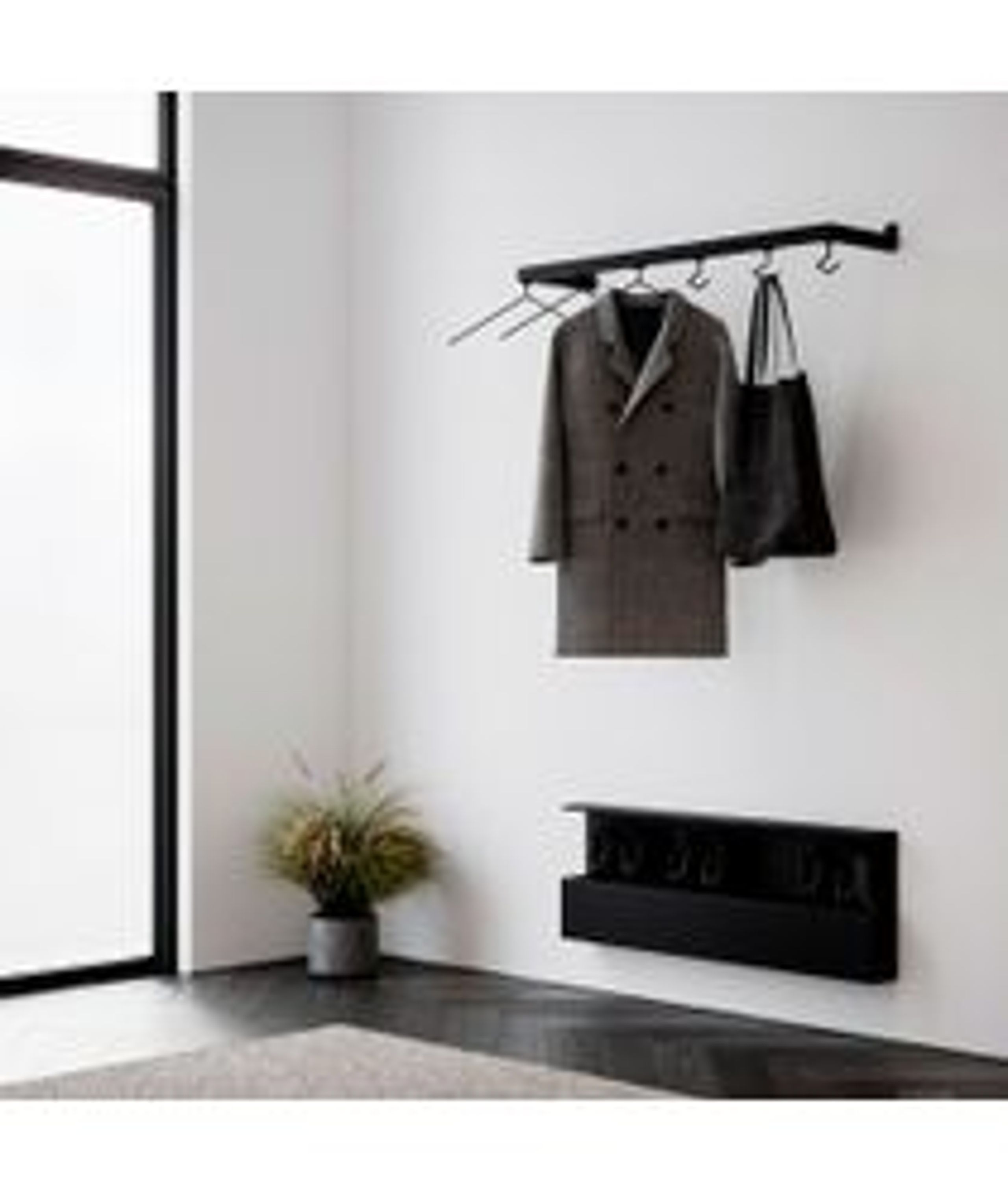 NICHBA - Shoe Rack - Shoe Box - Small - Black