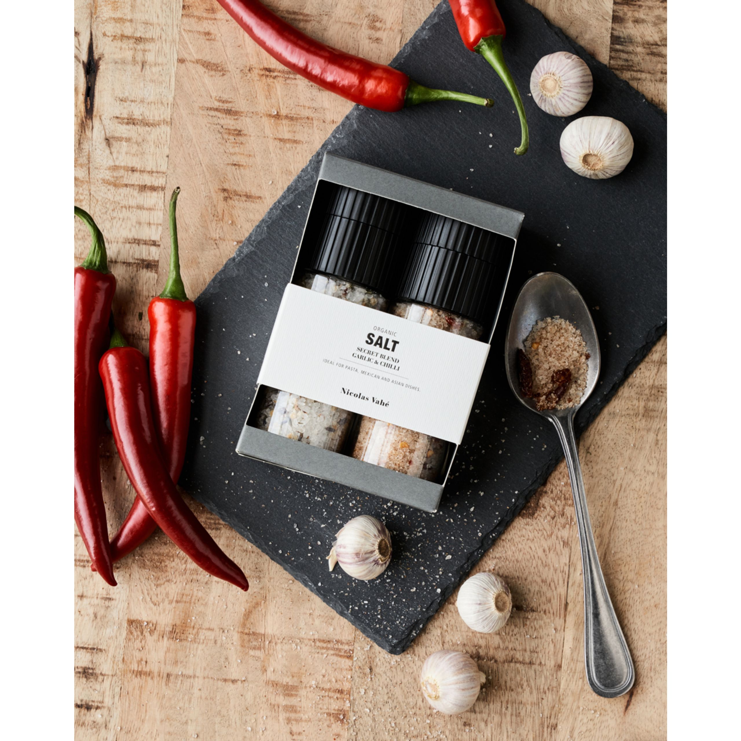 Nicolas Vahé - Hula hoop - Gift Box - Organic Secret blend & Salt, Garlic & Chilli