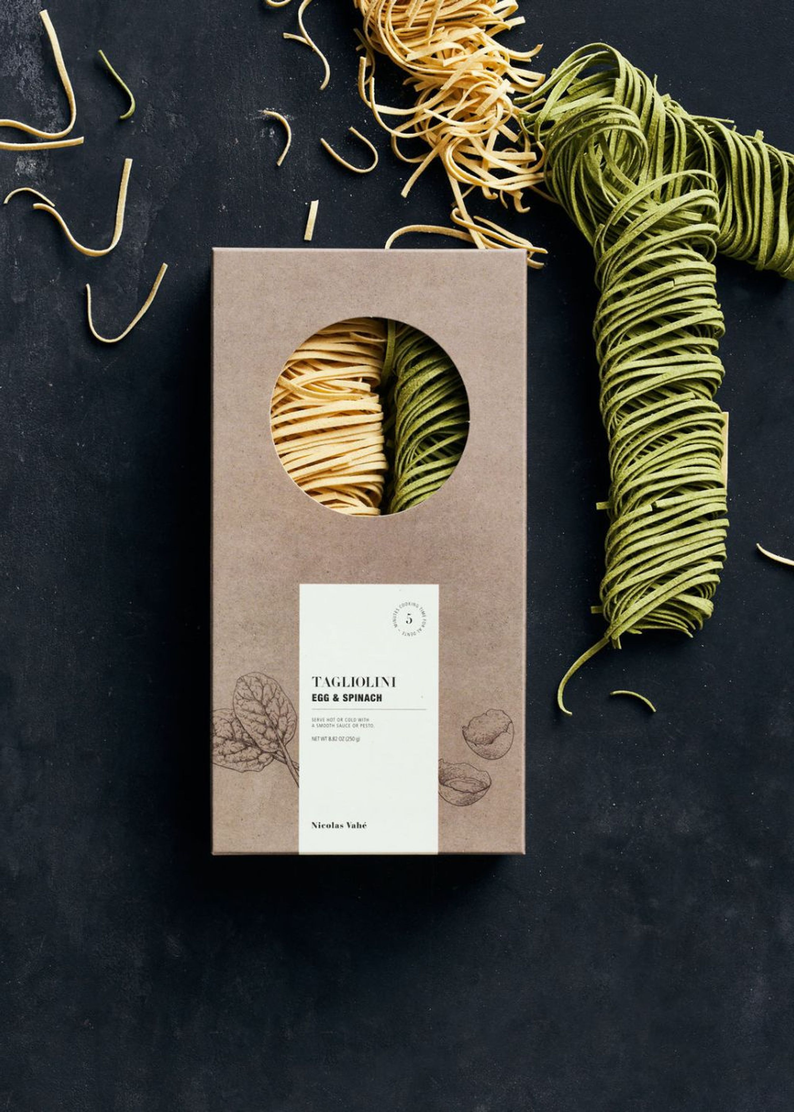 Nicolas Vahé - Pasta - Tagliolini egg & spinach - Egg & Spinach